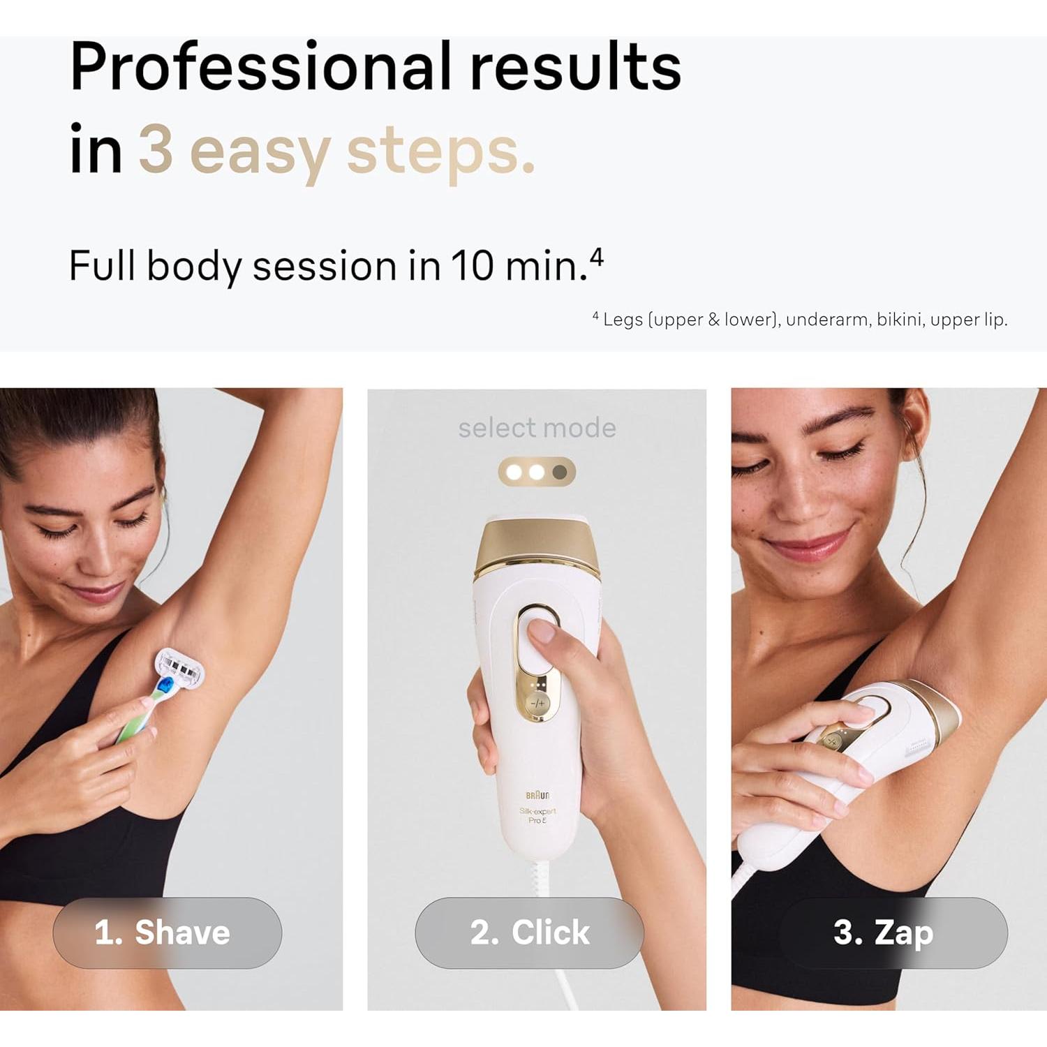 Depiladora láser Braun Silk·Expert Pro 5 IPL5157, reducción vello