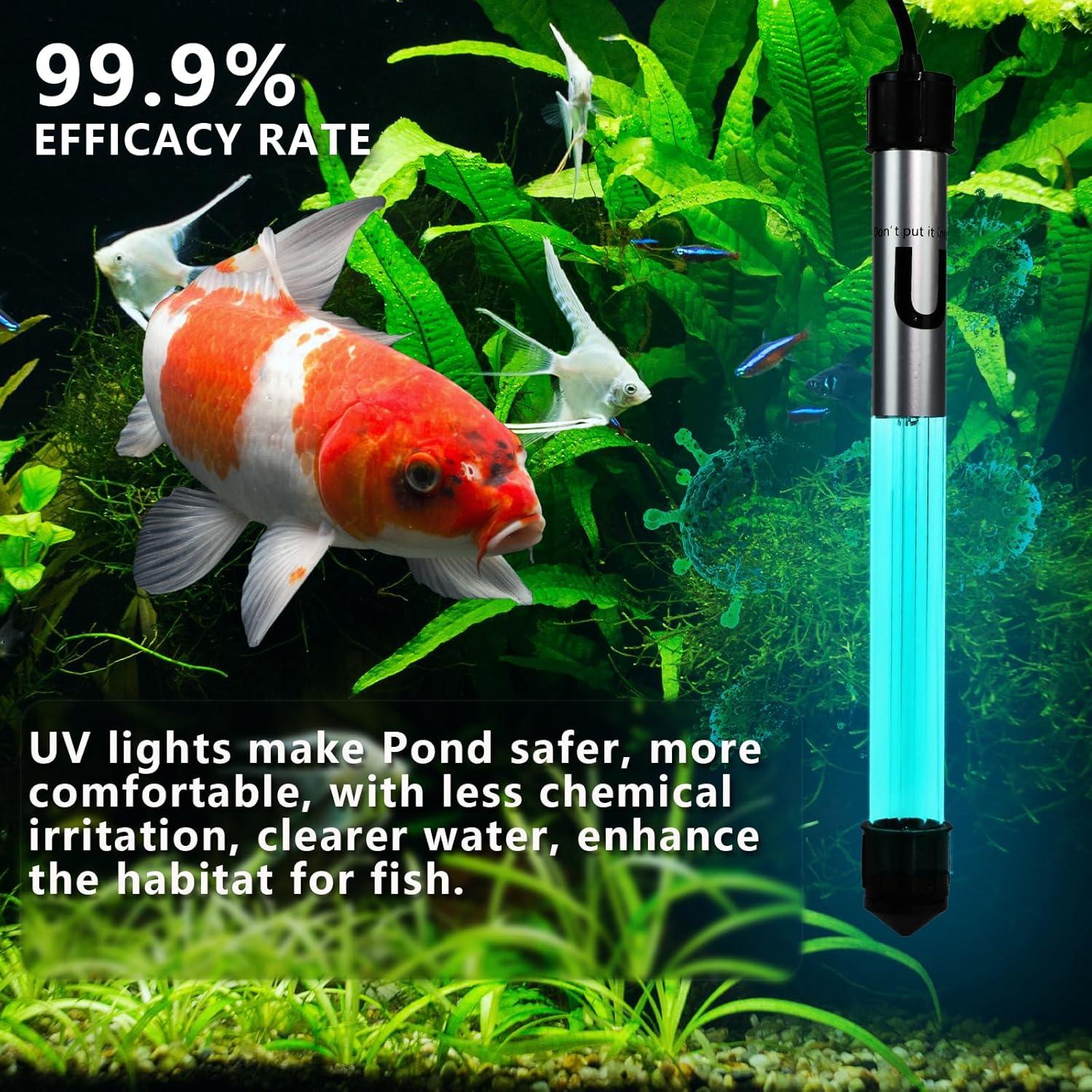 Luz UV 20W Uvcoolplunge para Acuarios y Estanques hasta 3785L