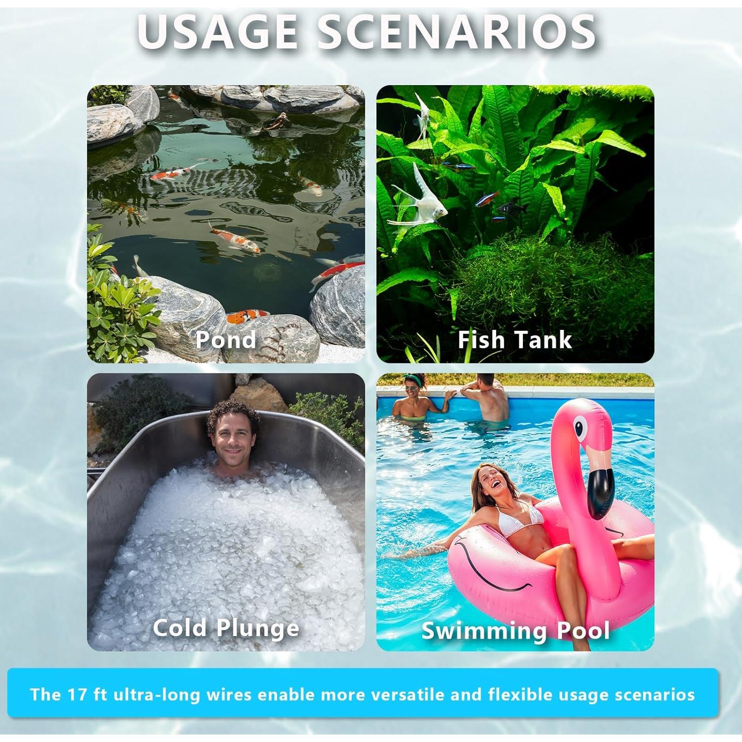 Luz UV 20W Uvcoolplunge para Acuarios y Estanques hasta 3785L