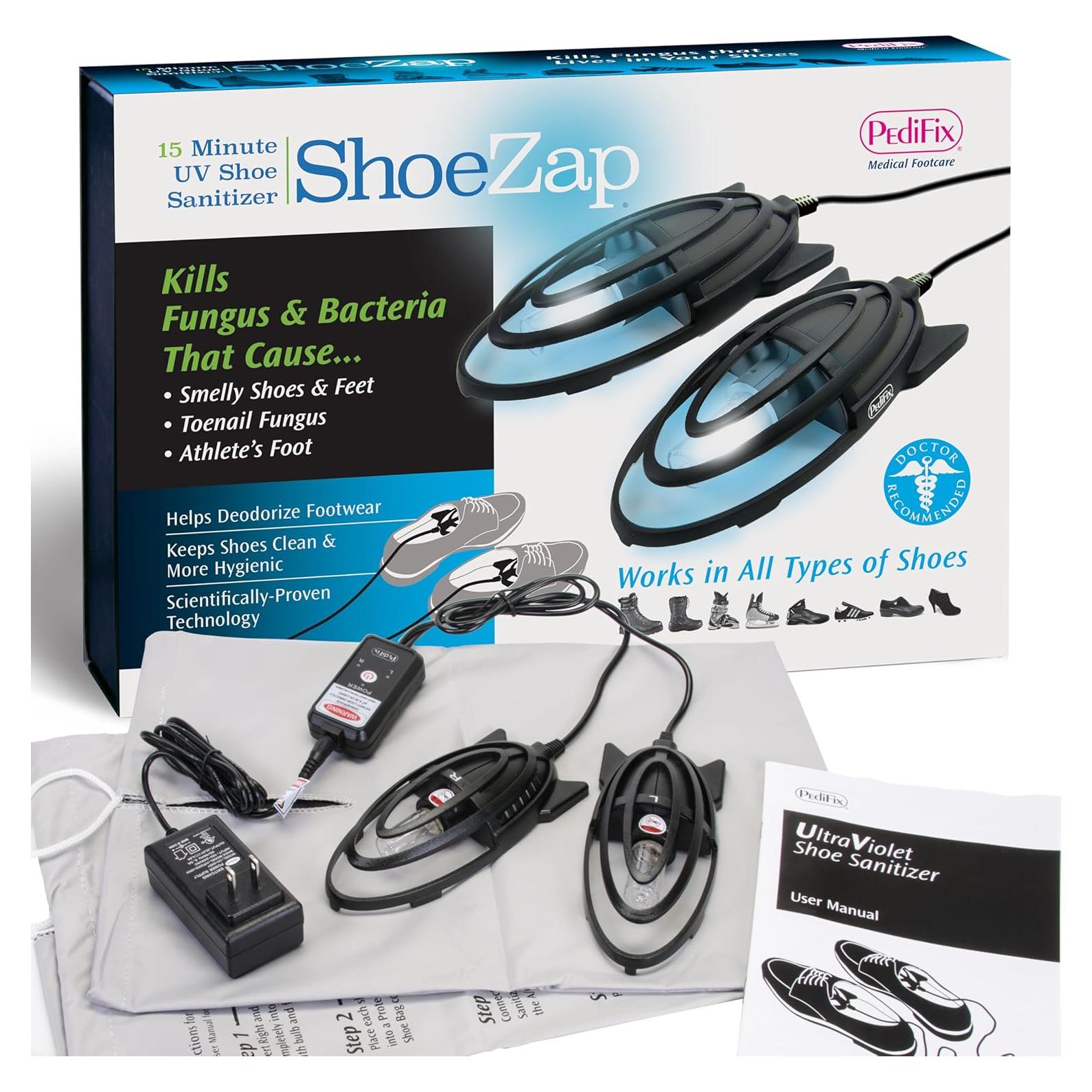 Sanitizador de Zapatos UV PediFix ShoeZap 15 Minutos