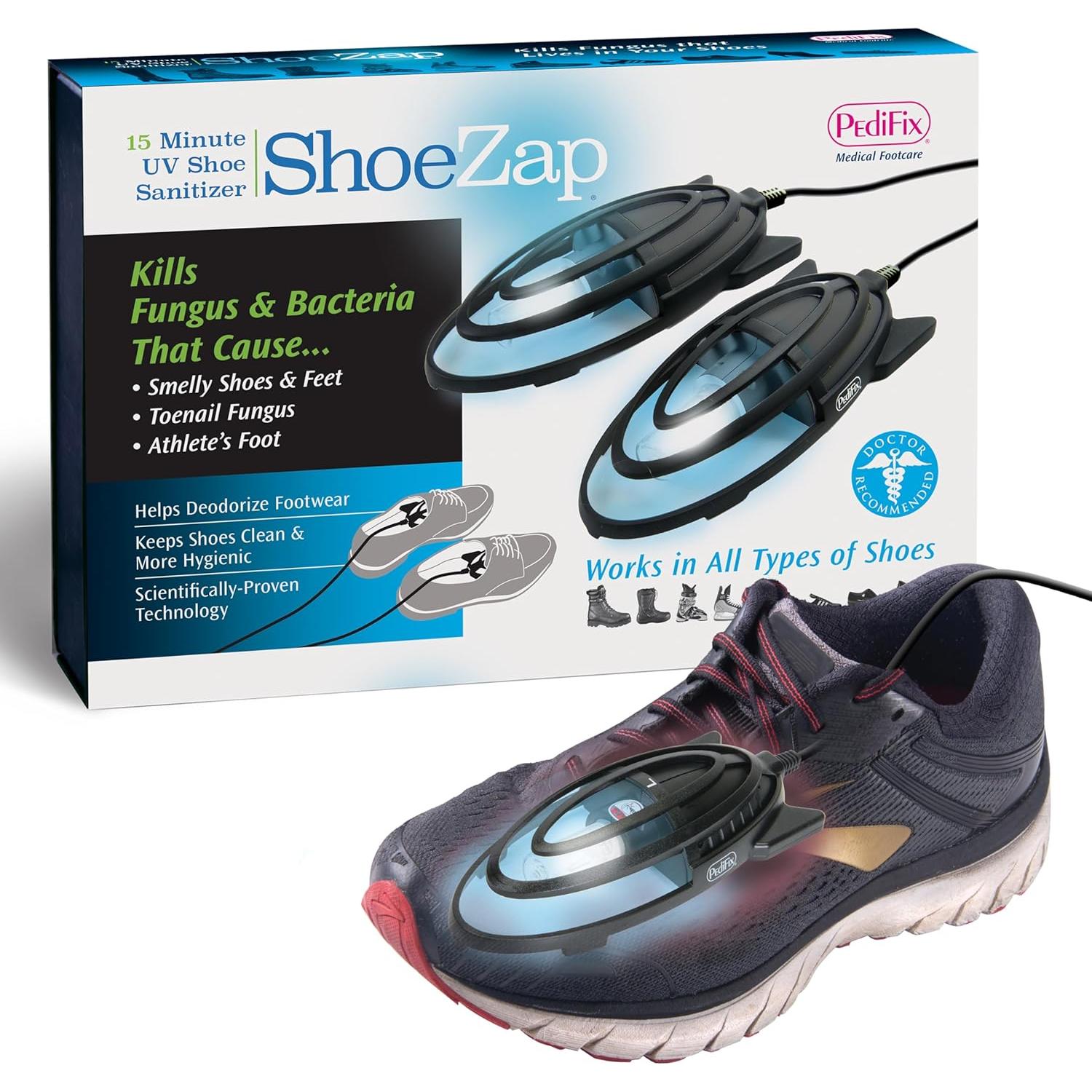 Sanitizador de Zapatos UV PediFix ShoeZap 15 Minutos