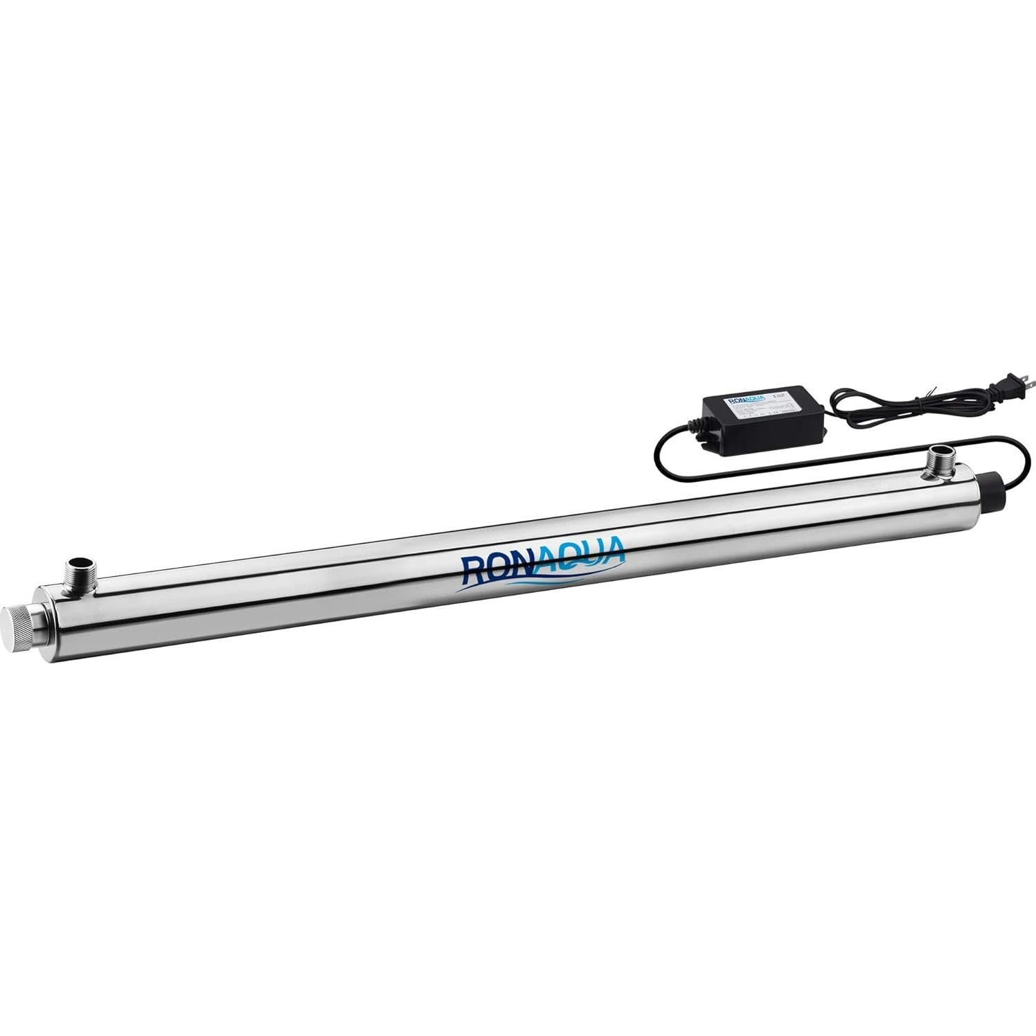 Purificador de Agua UV Ronaqua 25W 22.7 LPM para Casa