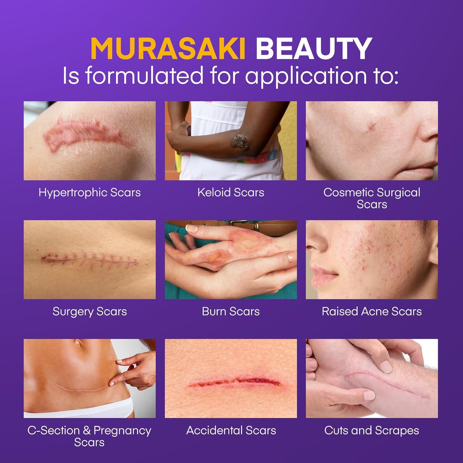 Gel de Cicatrices MURASAKI BEAUTY 30g con SPF 30 - Fórmula Avanzada