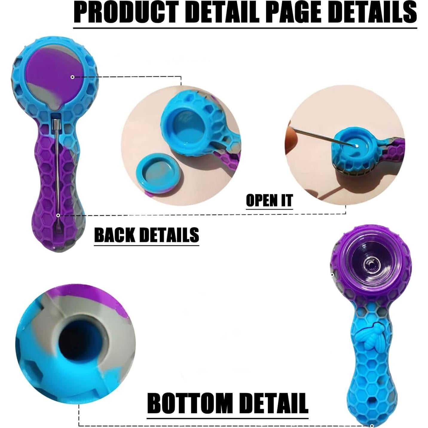 Juego de Pipas de Tabaco XSCQ con Bolsa de Transporte