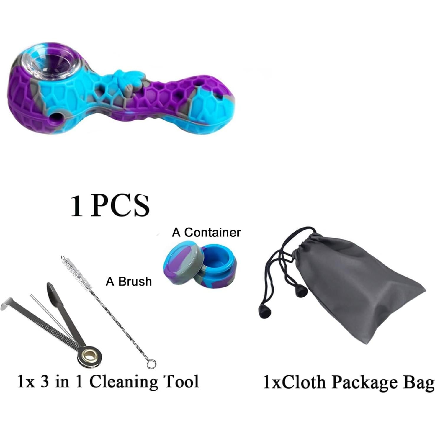 Juego de Pipas de Tabaco XSCQ con Bolsa de Transporte