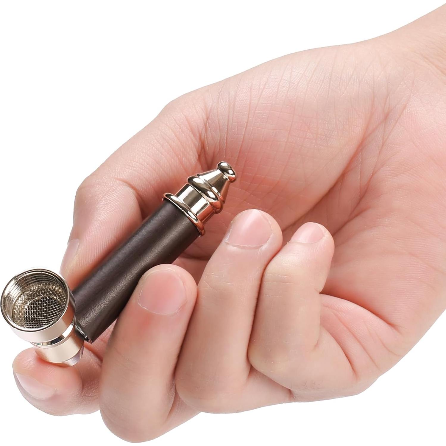 Juego de Pipas de Tabaco Sivaopa - 2 Piezas en Rojo y Negro