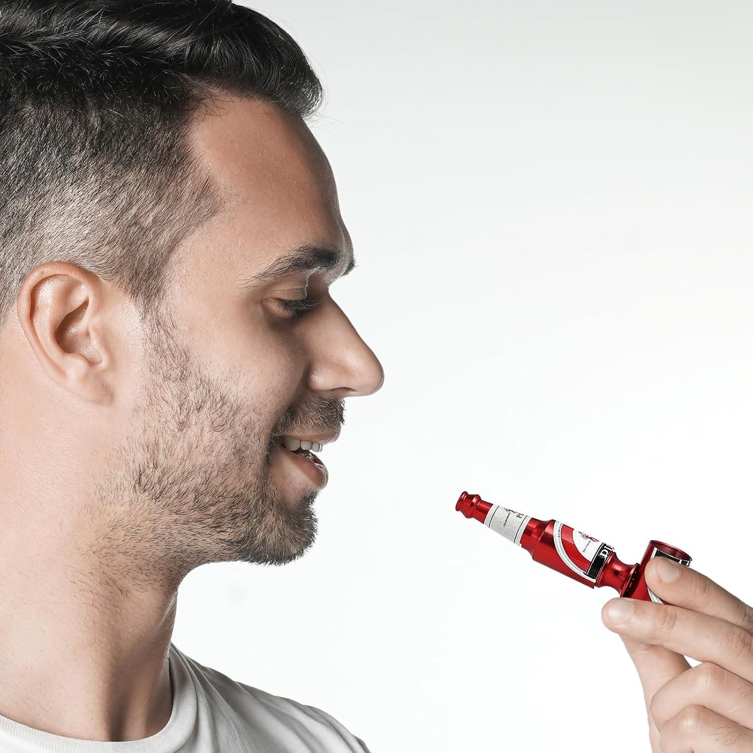 Tubo de Tabaco Joyoldelf 3pcs Metal Botella Cerveza Multicolor