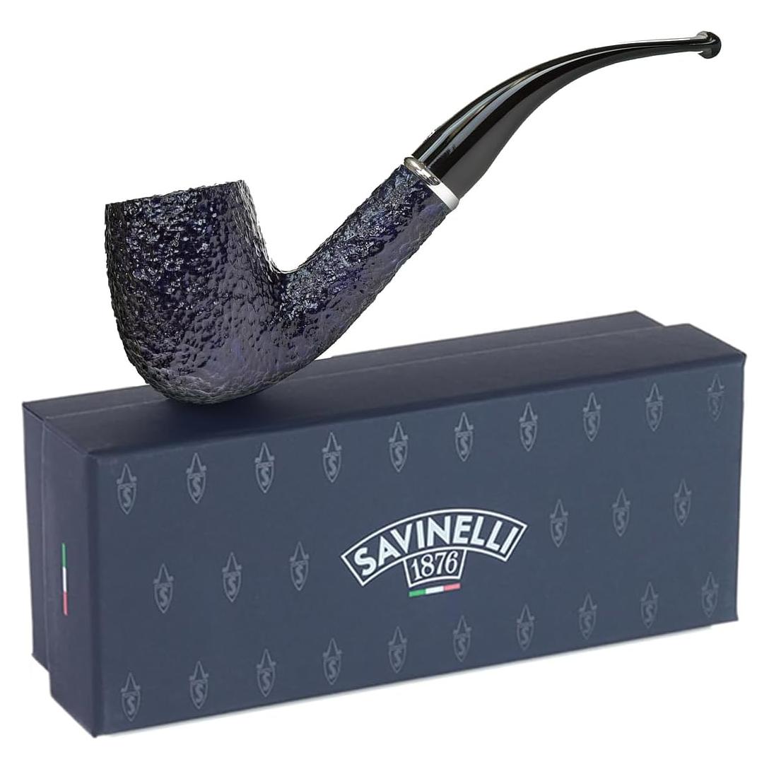 Pipa Savinelli Arcobaleno 606 KS Curvada Hecha a Mano 6mm