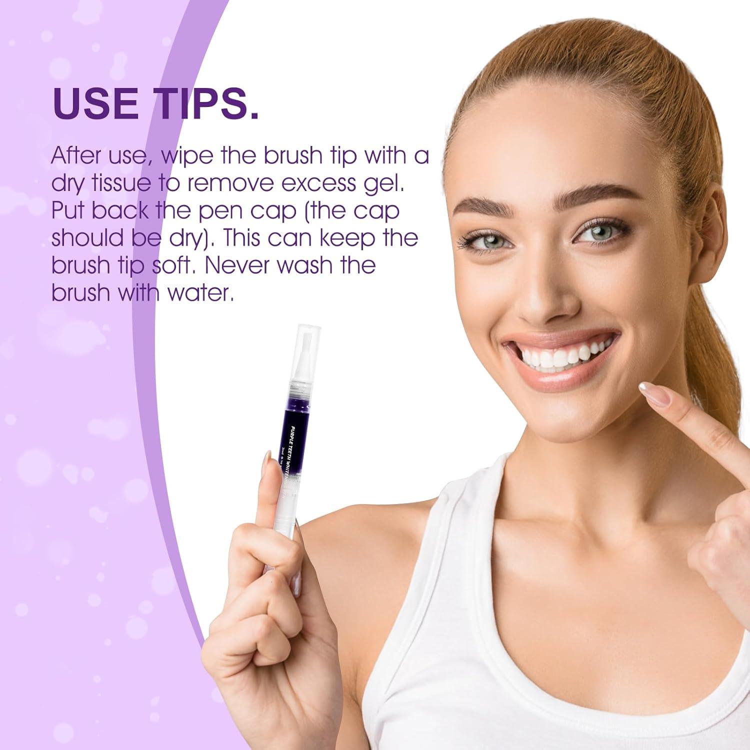 Bolígrafo Blanqueador de Dientes Neateeth Morado 3 Paquetes