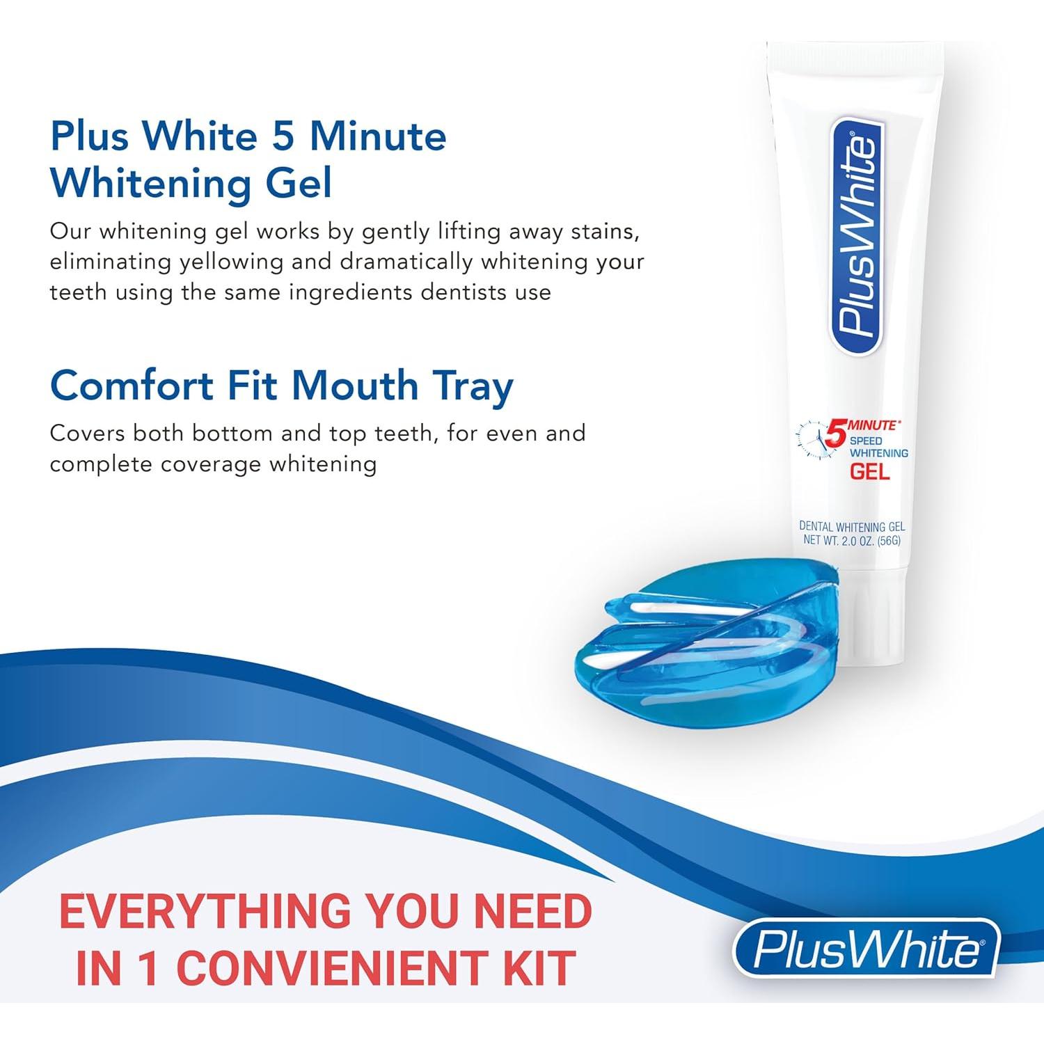 Kit Blanqueamiento Dental Plus White - Gel 56.7g y Bandeja