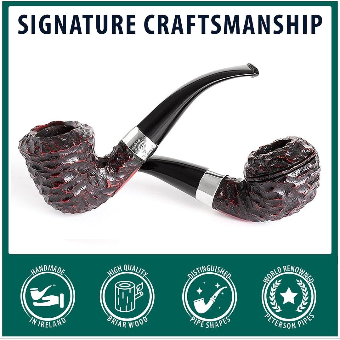Pipa de Madera Hecha a Mano Peterson Donegal Rocky 221