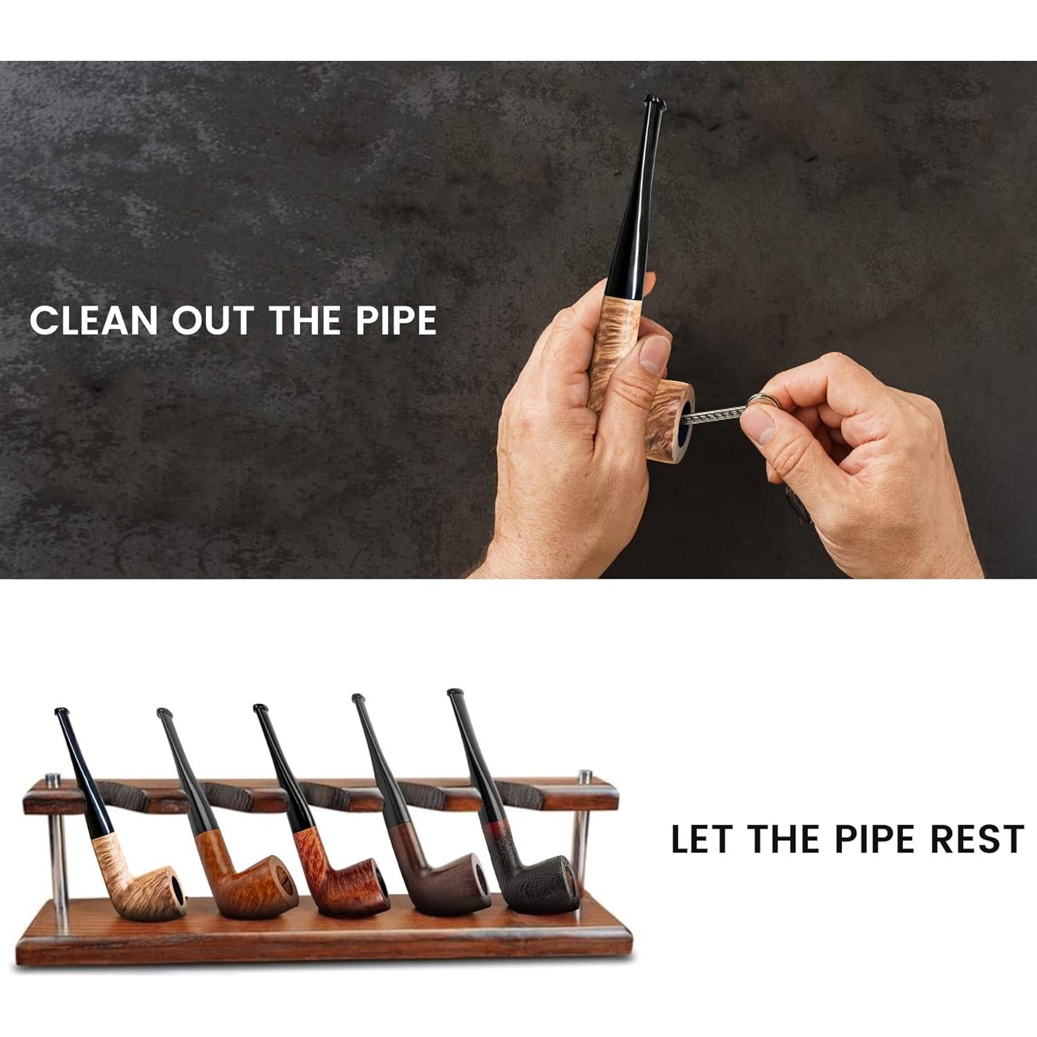 Pipa de Brezo Hecha a Mano Spiper SP102 - Ligera y Resistente