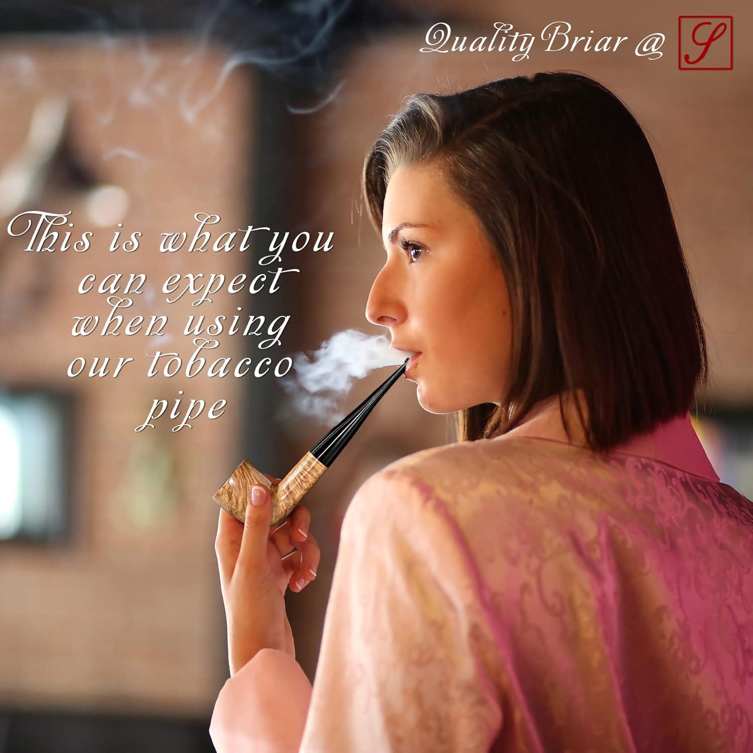 Pipa de Brezo Hecha a Mano Spiper SP102 - Ligera y Resistente