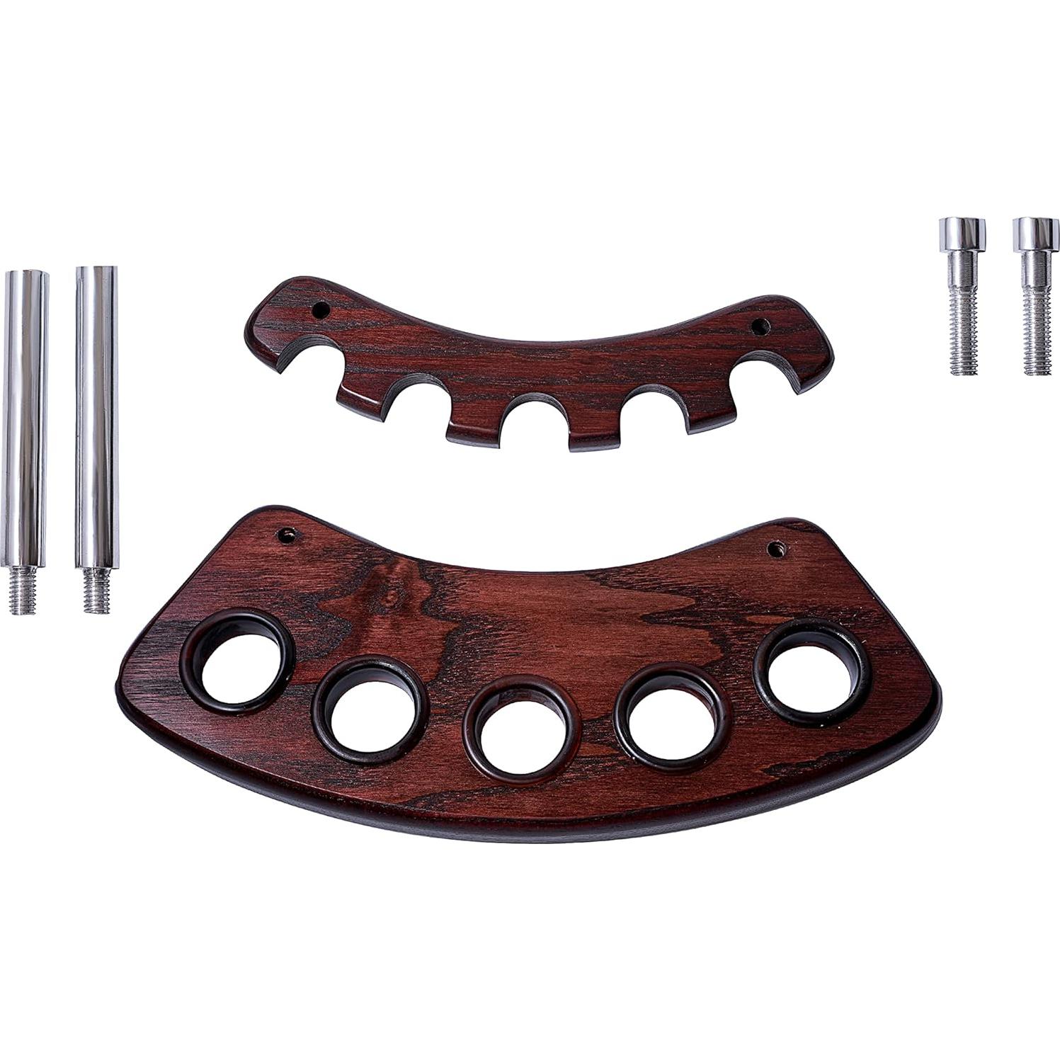 Soporte de Madera para 5 Pipas KAFpipeWorkshop - Hecho a Mano