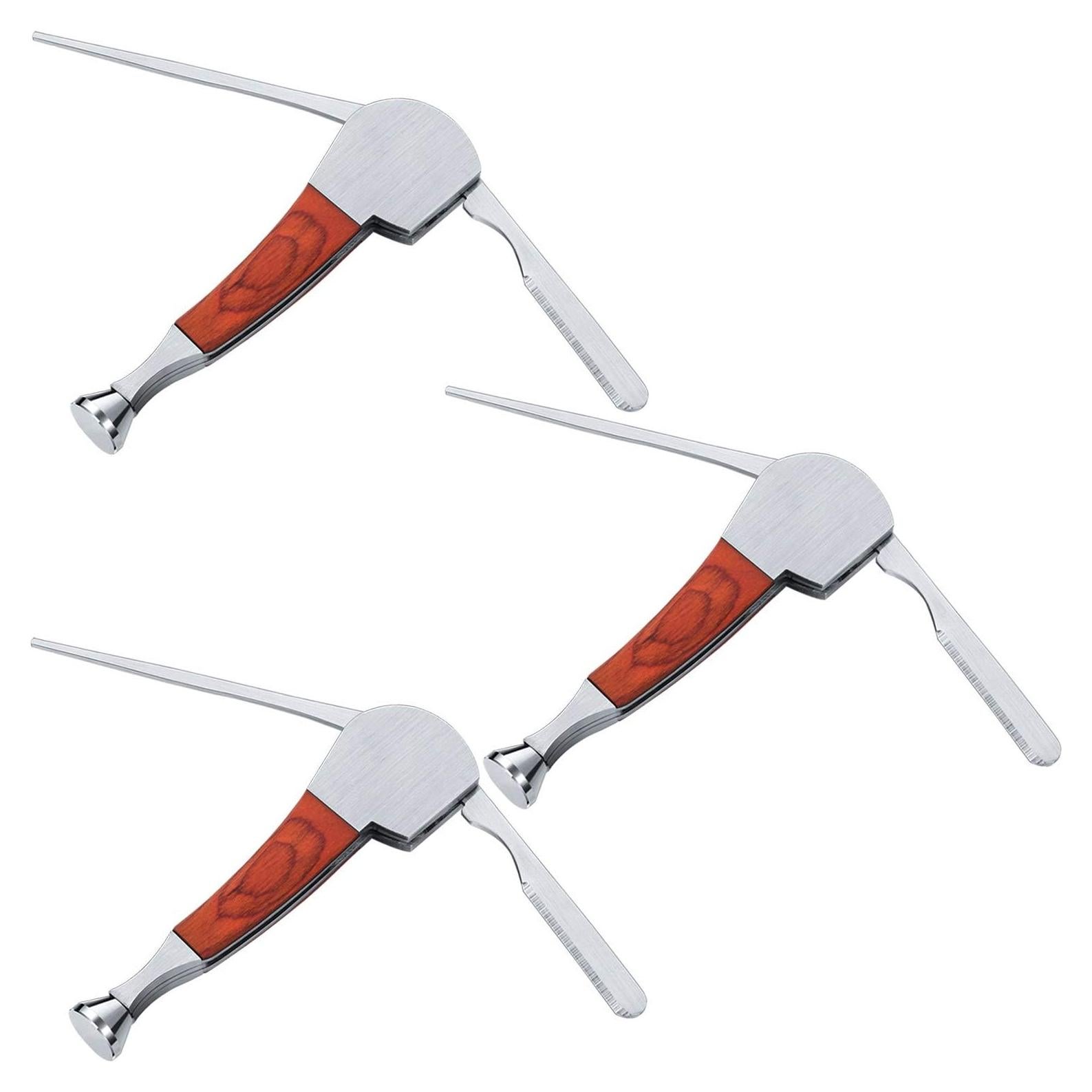 Juego de 3 Herramientas de Limpieza Mudder Acero Inoxidable 9cm