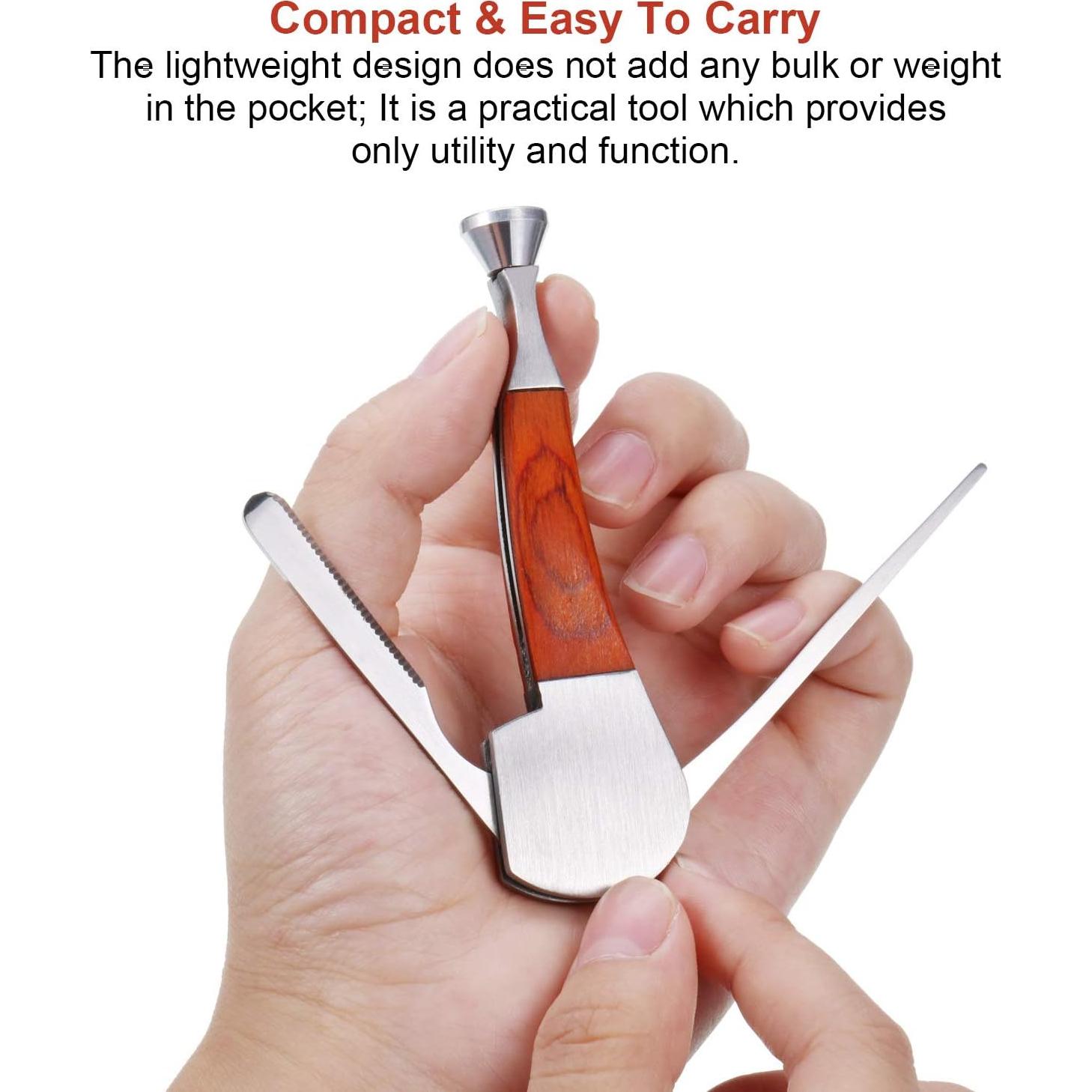 Juego de 3 Herramientas de Limpieza Mudder Acero Inoxidable 9cm