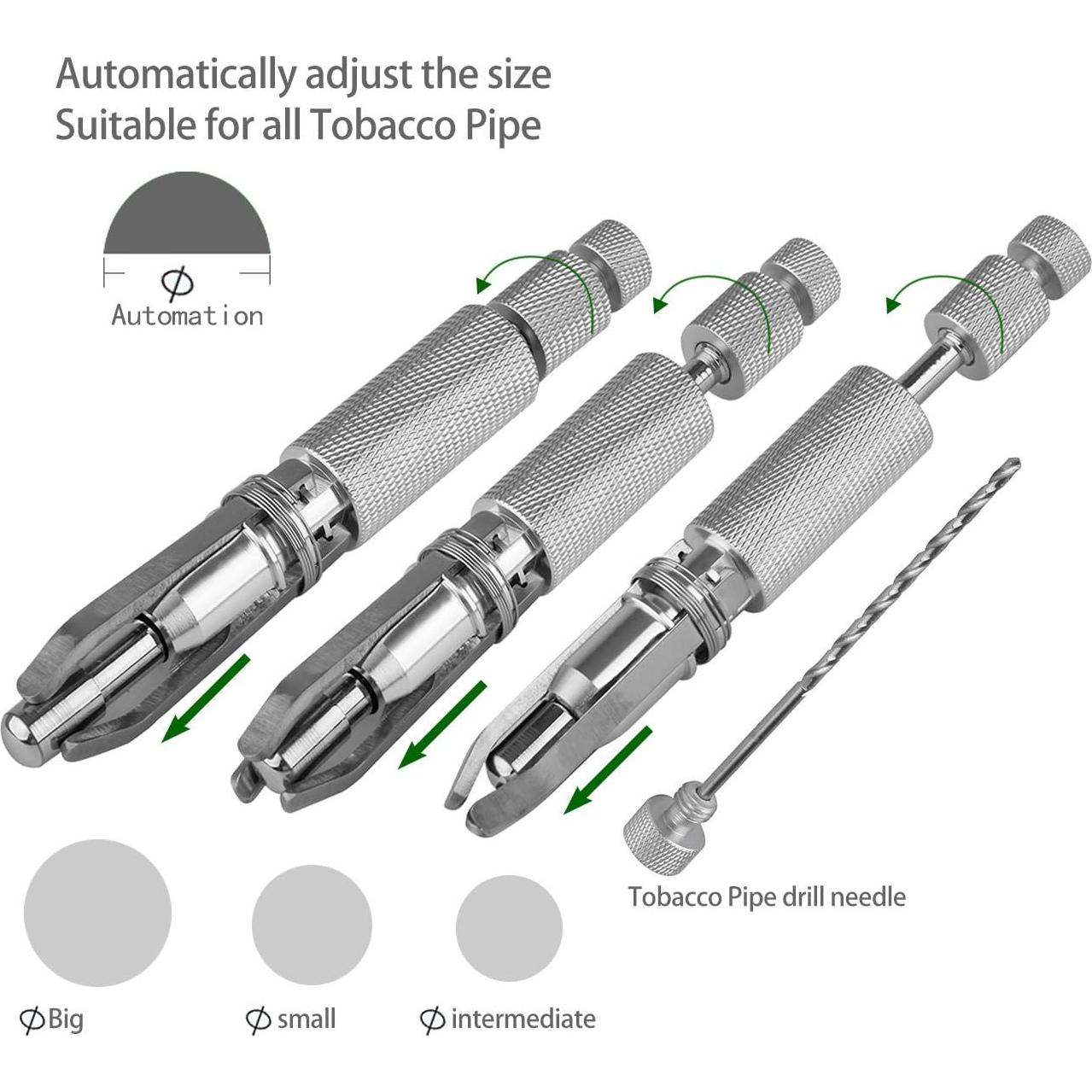 Reamer de Acero Inoxidable Scotte para Tubos de Tabaco 143mm