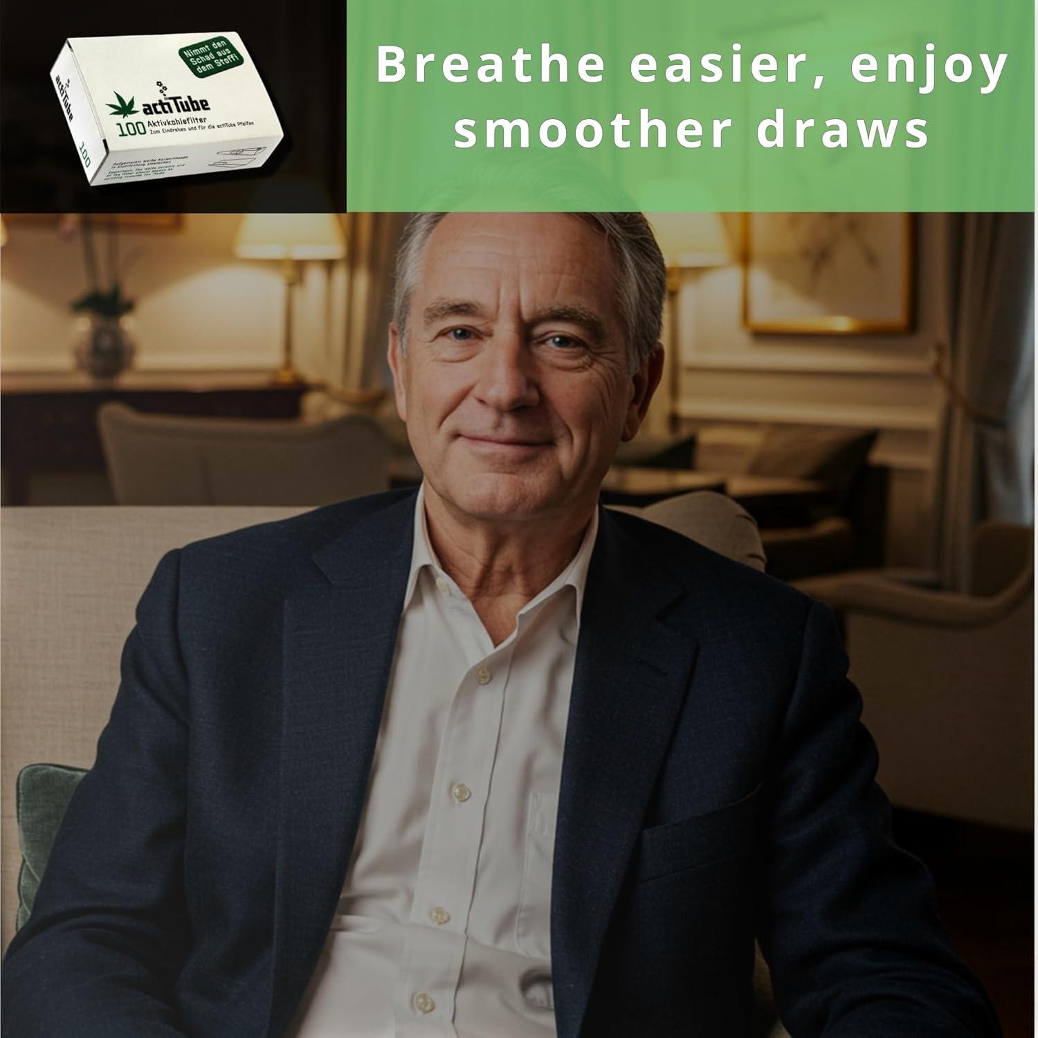 Filtros de Carbón Activado actiTube 8.4mm x 35mm - 100 Unidades