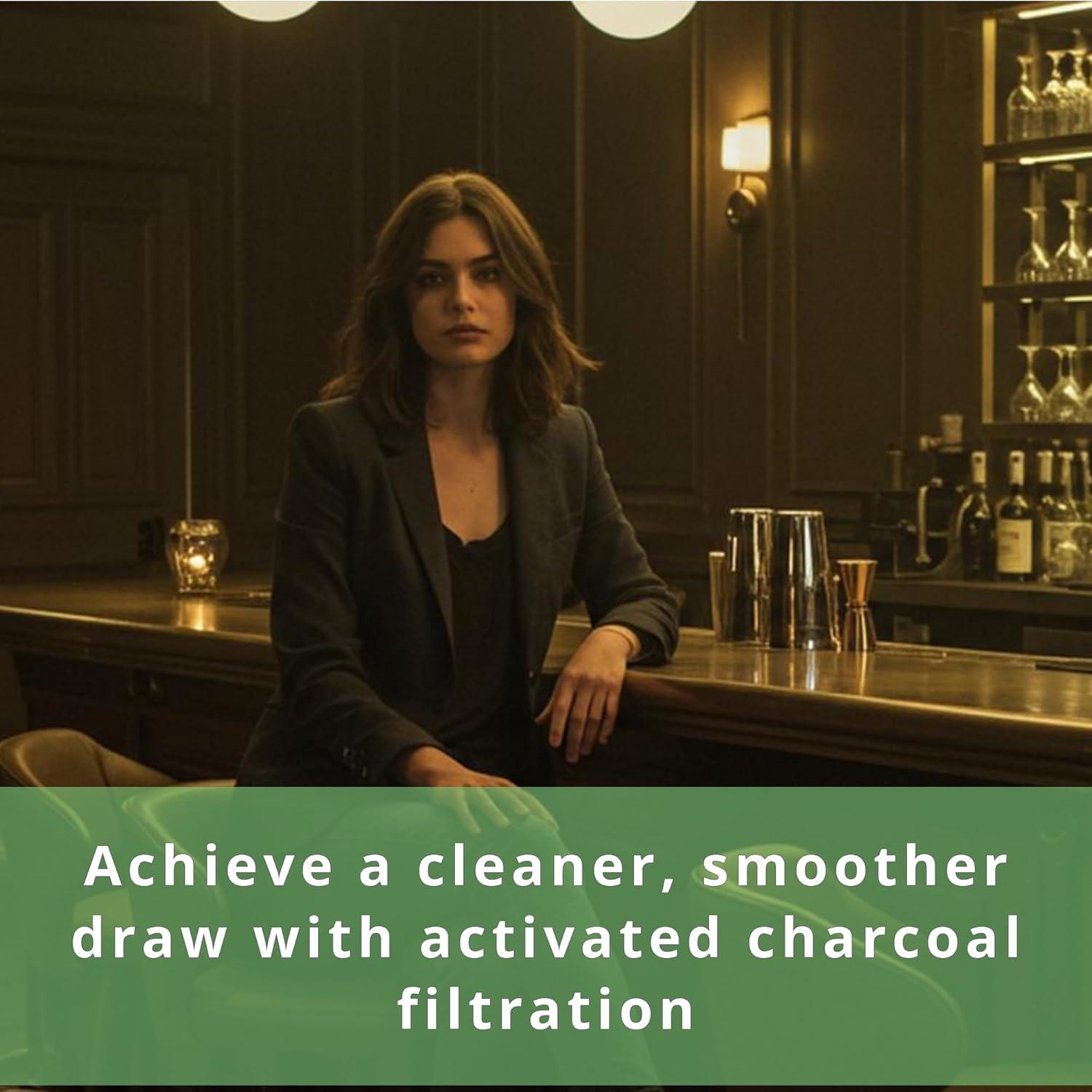 Filtros de Carbón Activado actiTube 8.4mm x 35mm - 100 Unidades