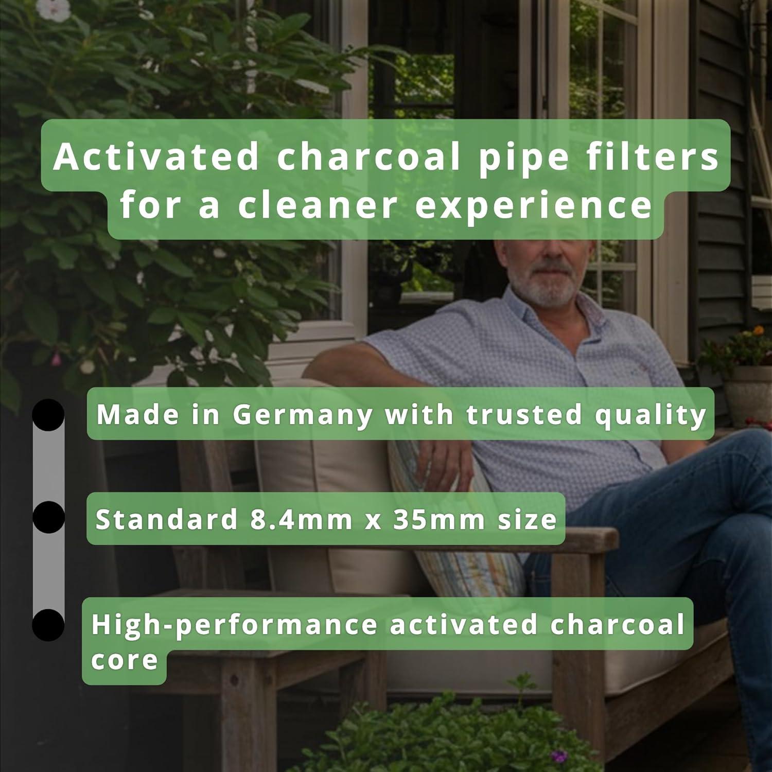 Filtros de Carbón Activado actiTube 8.4mm x 35mm - 100 Unidades