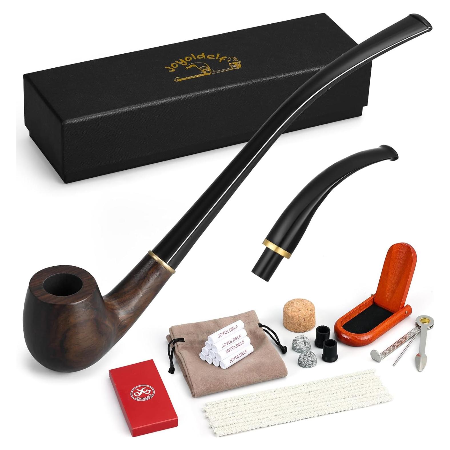 Juego de Pipas de Tabaco Joyoldelf Ébano - Kit Completo con Accesorios