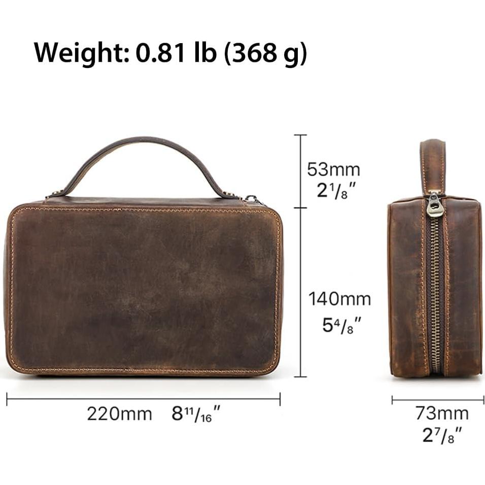 Bolsa de Tabaco para Pipa SHIHUAN de Cuero Crazy Horse