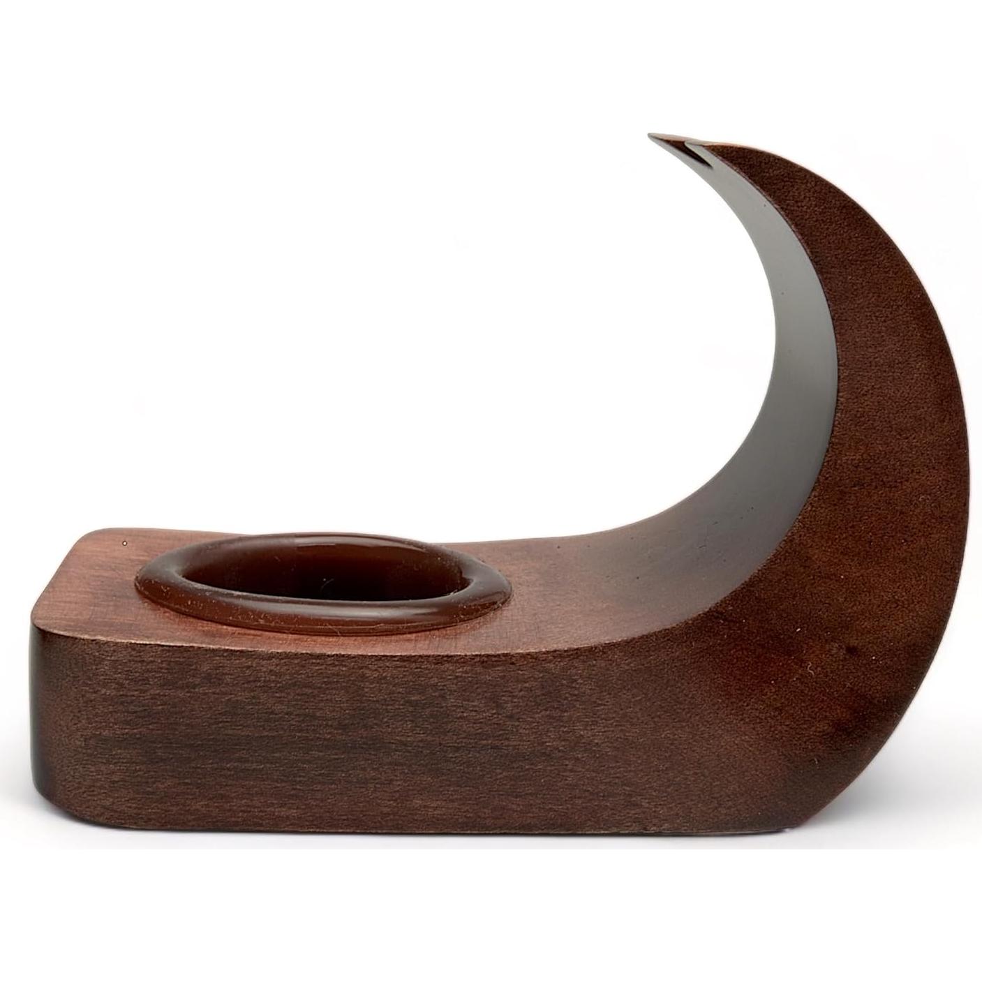 Soporte de madera para pipa de tabaco KAFpipeWorkshop 9 cm