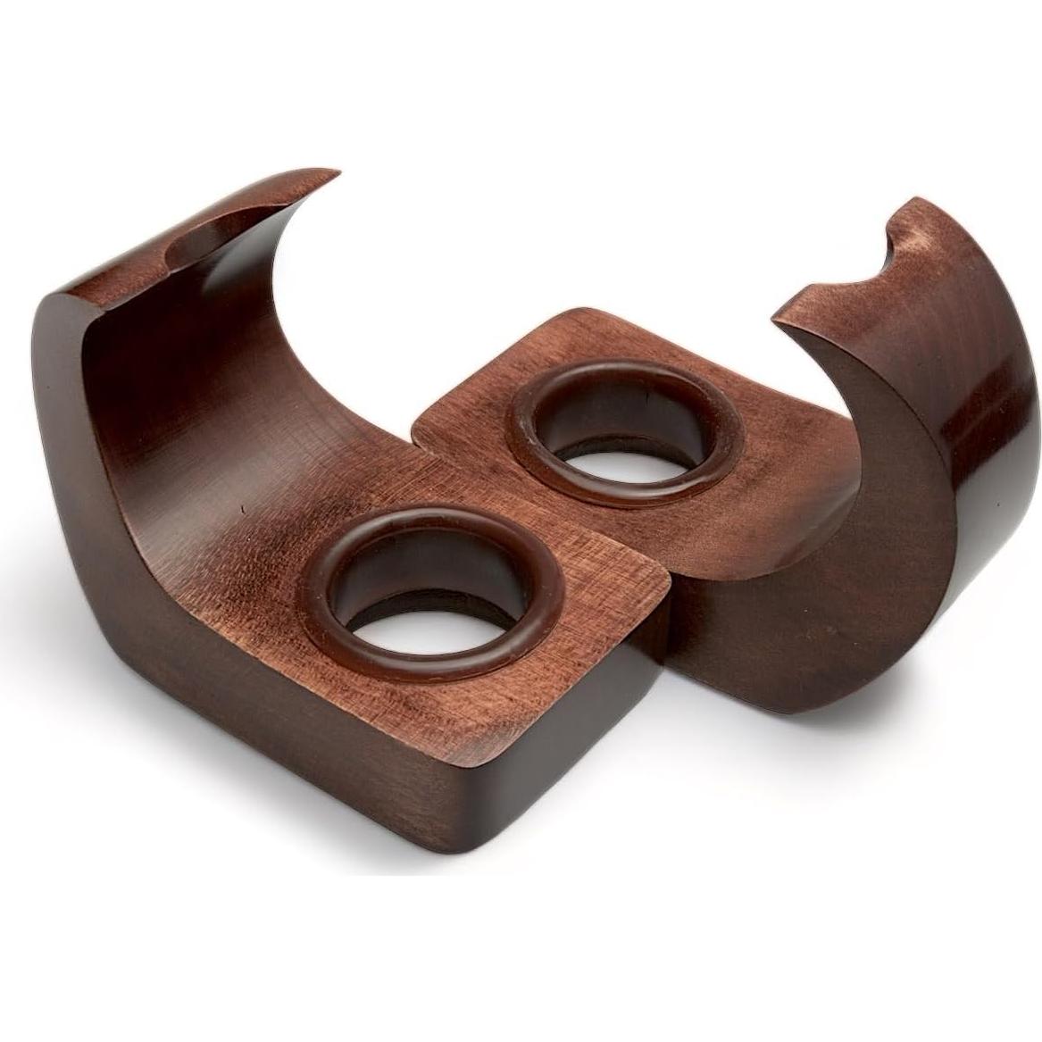 Soporte de madera para pipa de tabaco KAFpipeWorkshop 9 cm