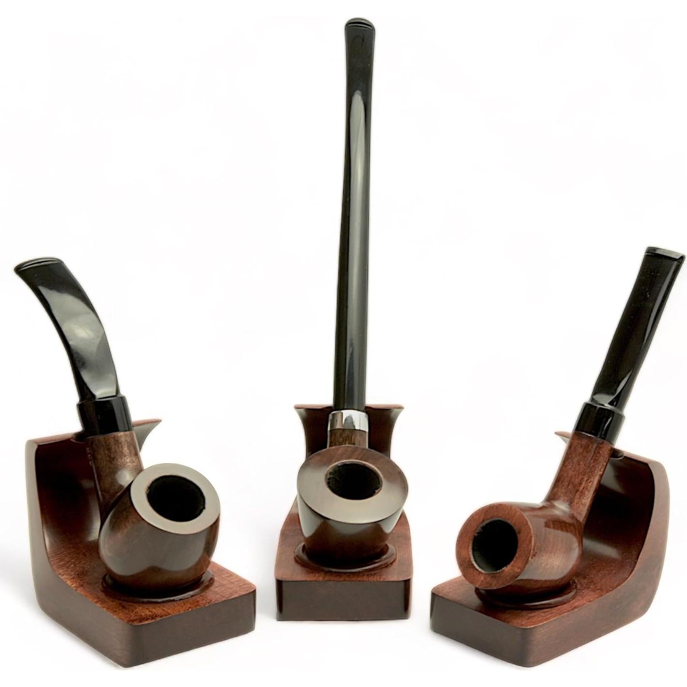 Soporte de madera para pipa de tabaco KAFpipeWorkshop 9 cm