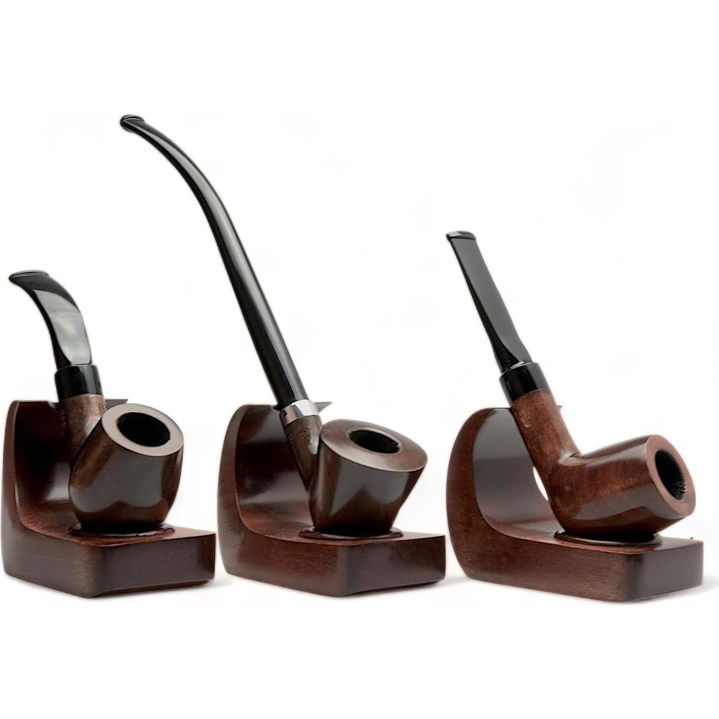 Soporte de madera para pipa de tabaco KAFpipeWorkshop 9 cm