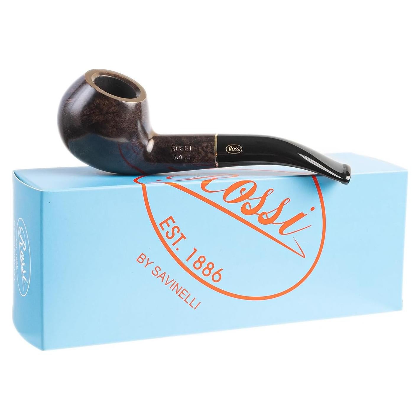 Pipa de Brezo Rossi Notte 8673 - Hecha a Mano en Italia