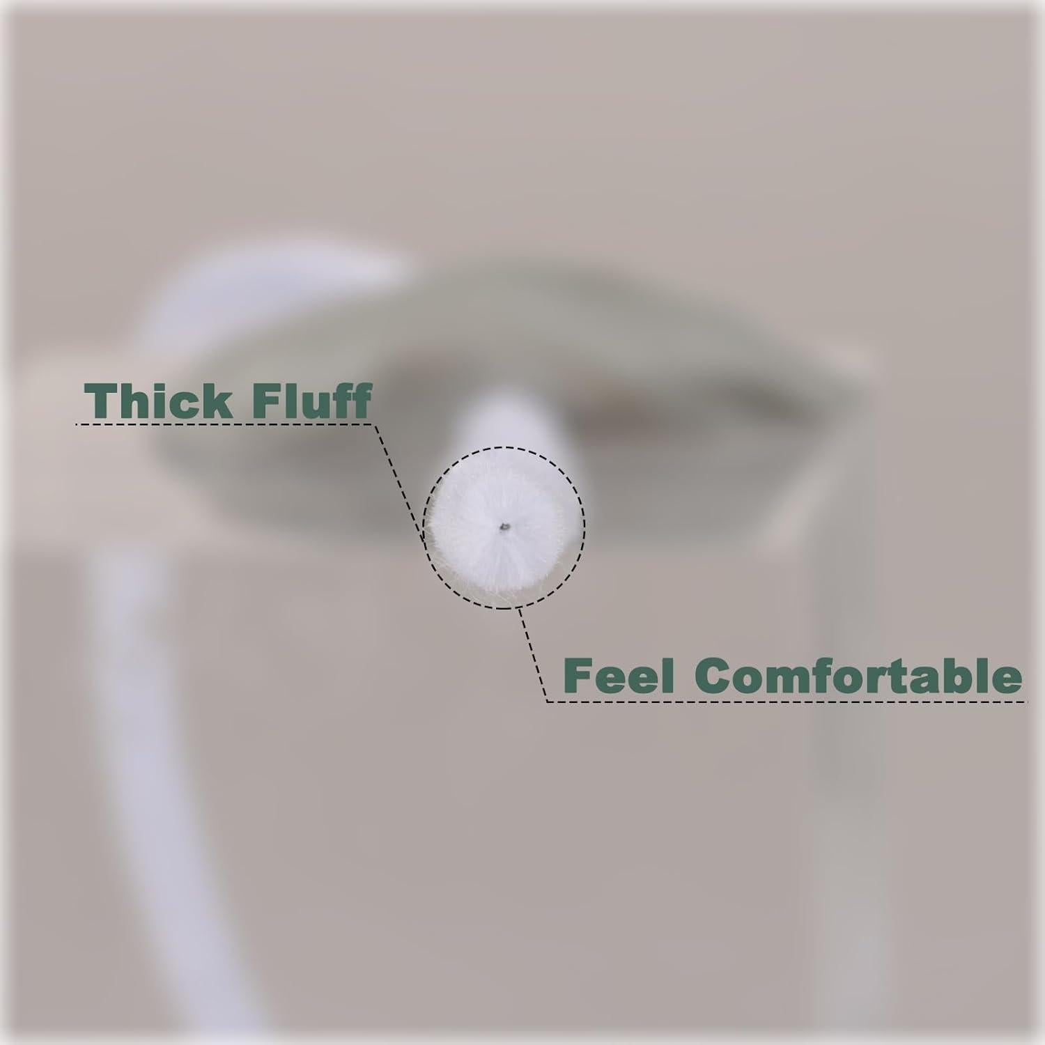 Limpiapipas Blancos CYEAH 1200 Piezas 30.48 cm para Manualidades