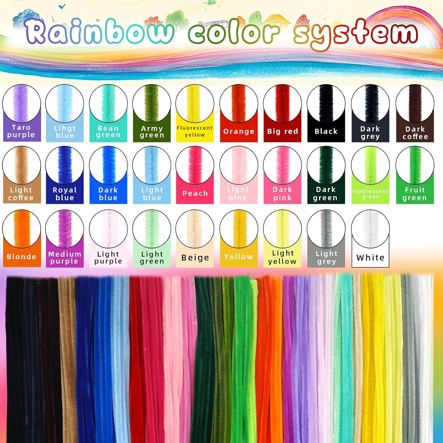 300 Limpiapipas Multicolor AHAMETON 7mm x 30.48cm Manualidades