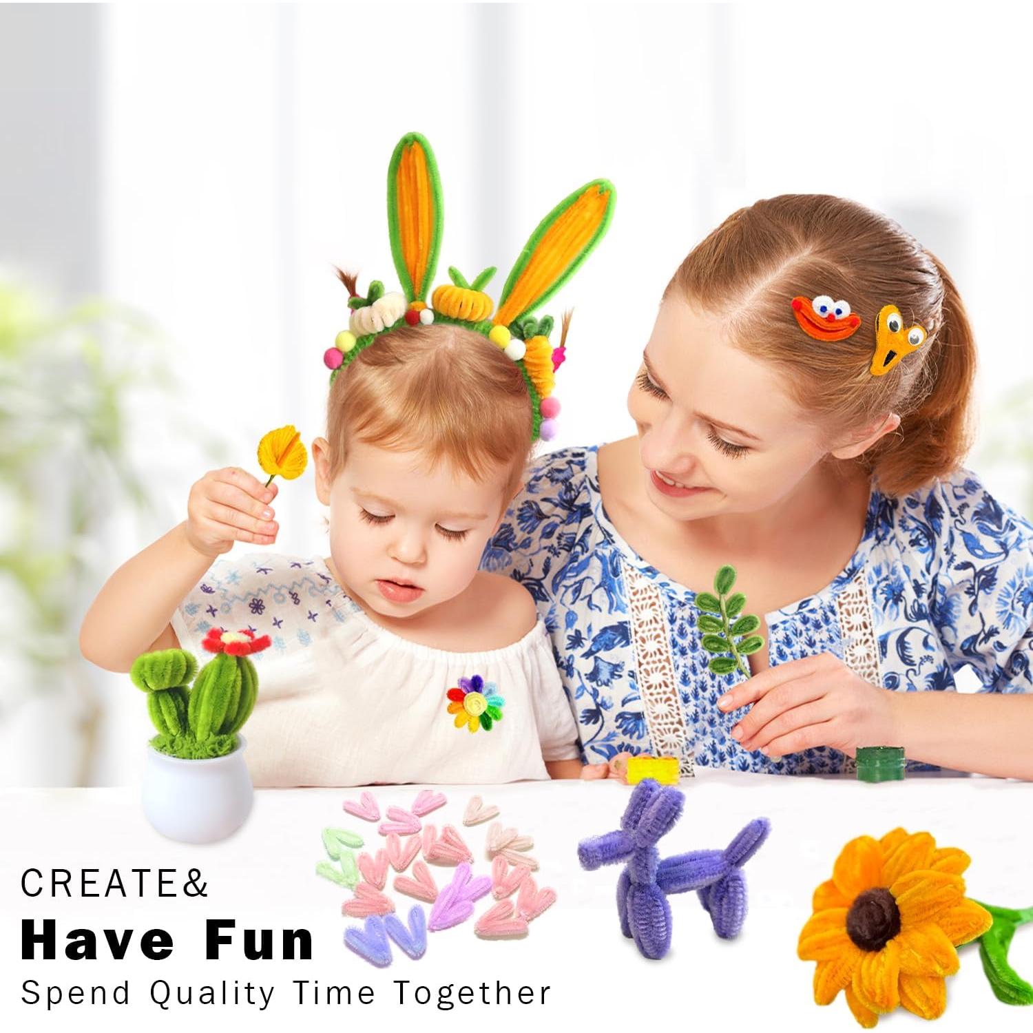 300 Limpiapipas Multicolor AHAMETON 7mm x 30.48cm Manualidades