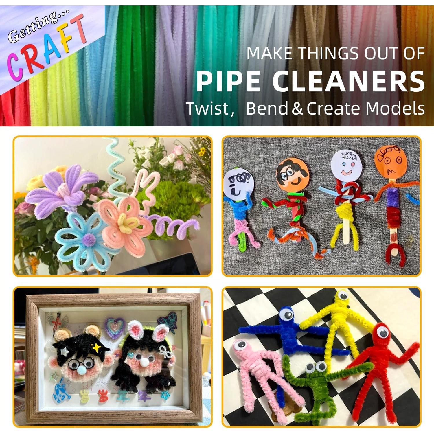 300 Limpiapipas Multicolor AHAMETON 7mm x 30.48cm Manualidades