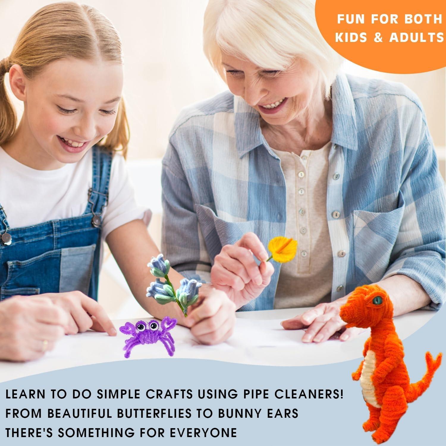 300 Limpiapipas Multicolor AHAMETON 7mm x 30.48cm Manualidades