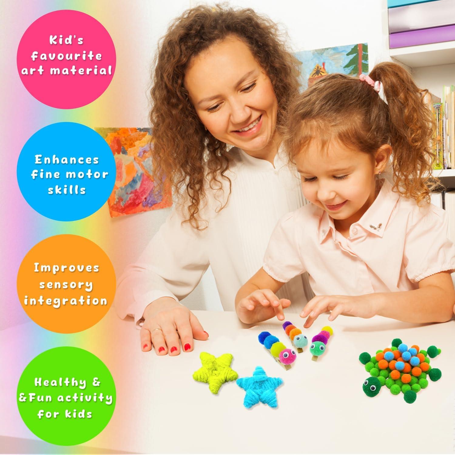 300 Limpiapipas Multicolor AHAMETON 7mm x 30.48cm Manualidades