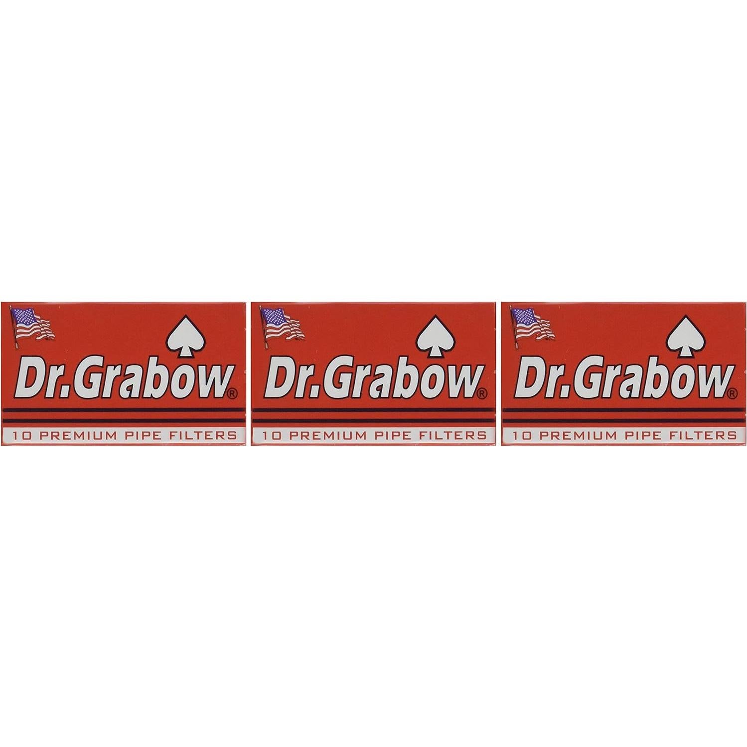 Filtros de Pipa Premium Dr. Grabow 6mm - Paquete de 10