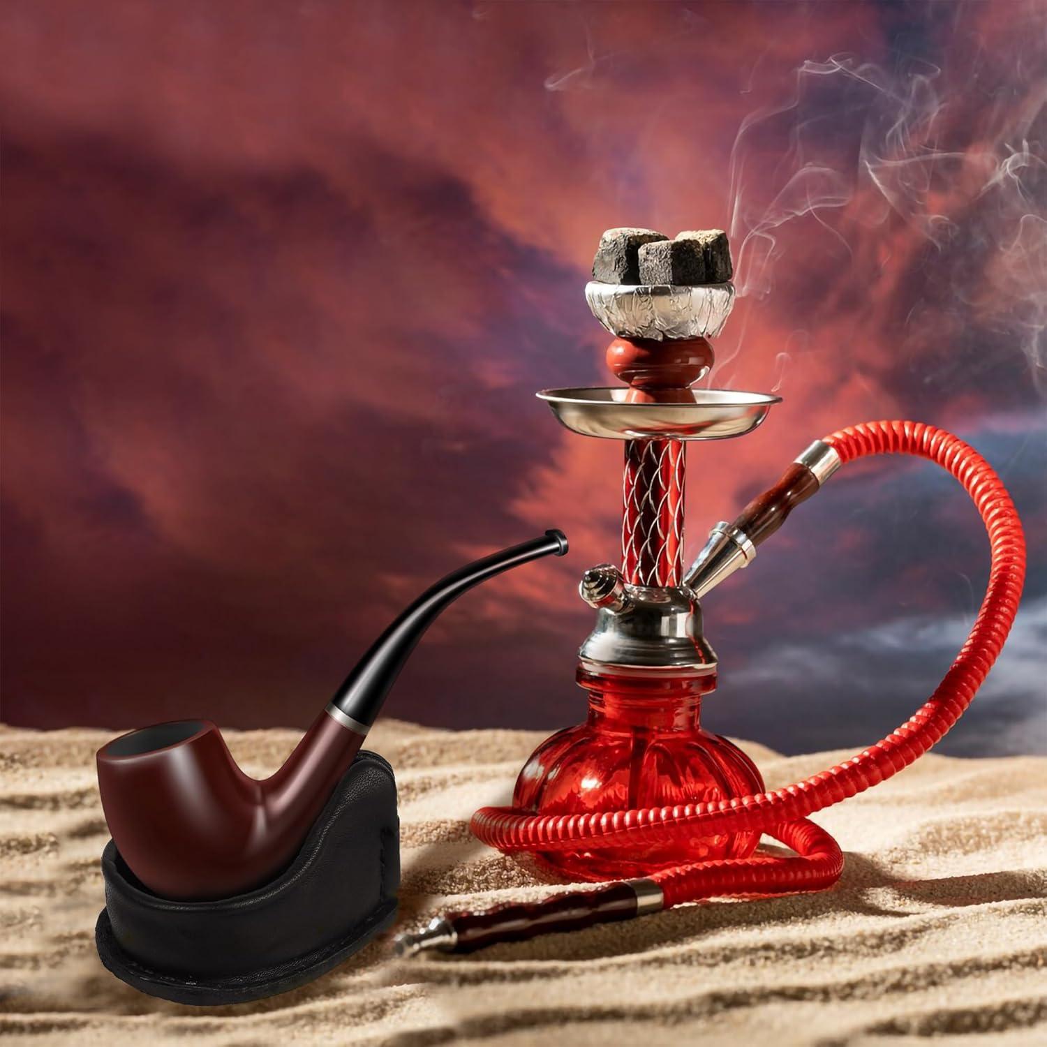 Soporte de Tubería de Cuero Genuino Marsrut - Negro o Marrón