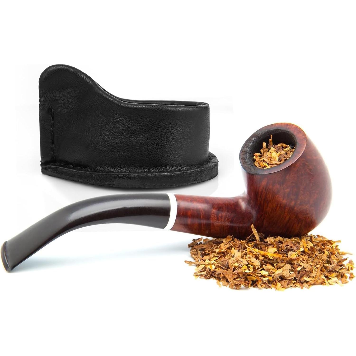 Soporte de Tubería de Cuero Genuino Marsrut - Negro o Marrón