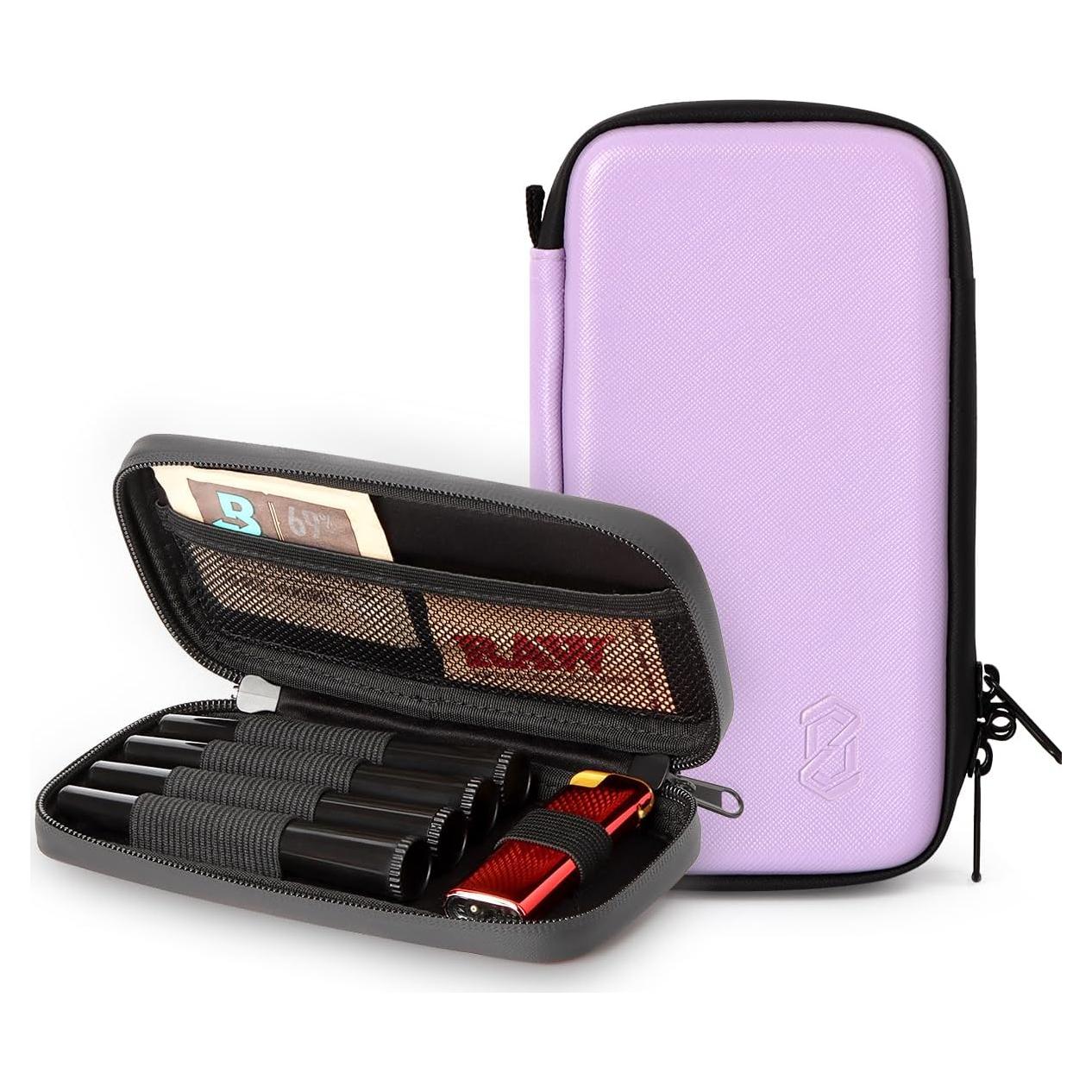 Bolsa a Prueba de Olores OZCHIN Morada con 4 Tubos 17.8x10.2cm