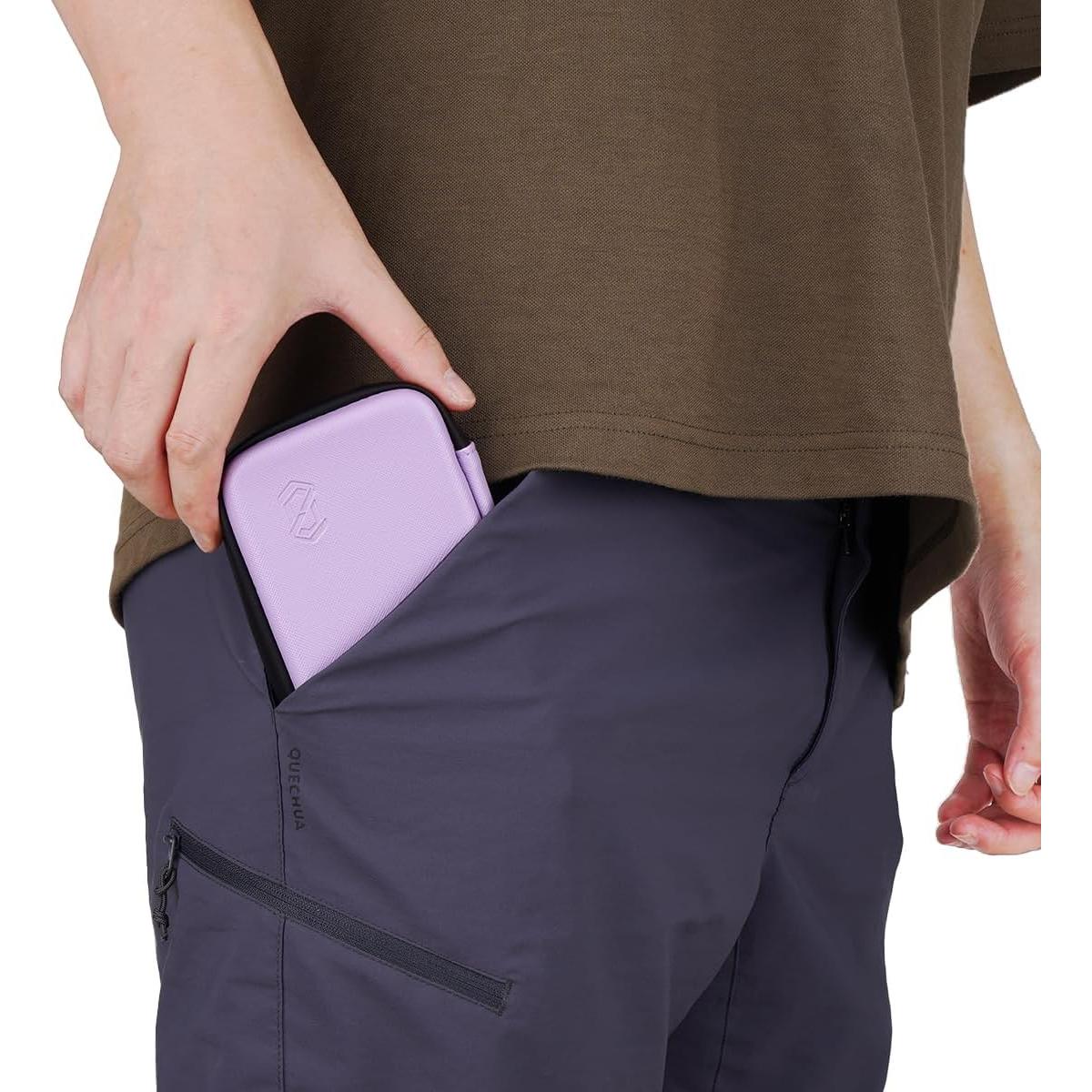 Bolsa a Prueba de Olores OZCHIN Morada con 4 Tubos 17.8x10.2cm