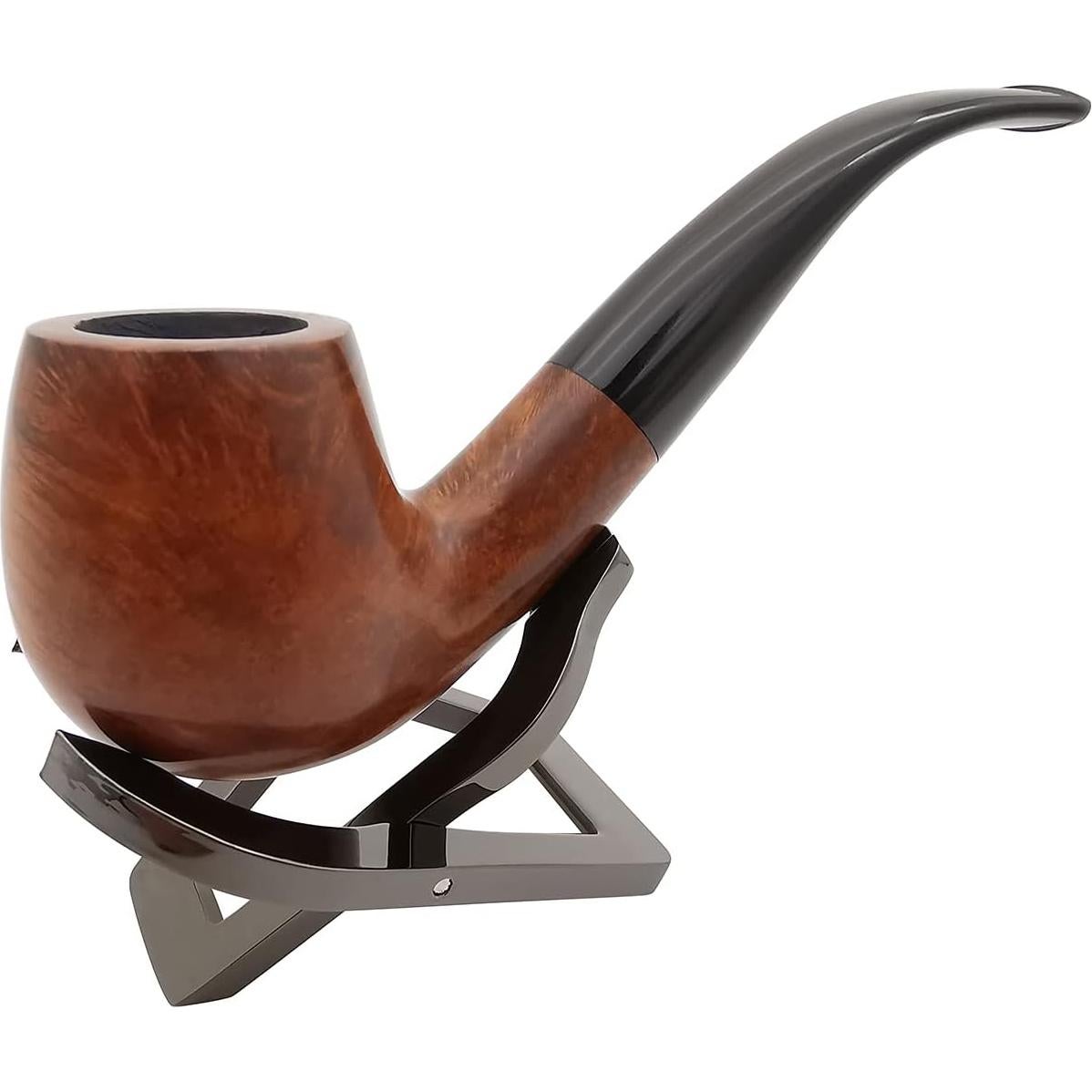 Soporte Pipa de Tabaco Plegable Acero Inoxidable Negro