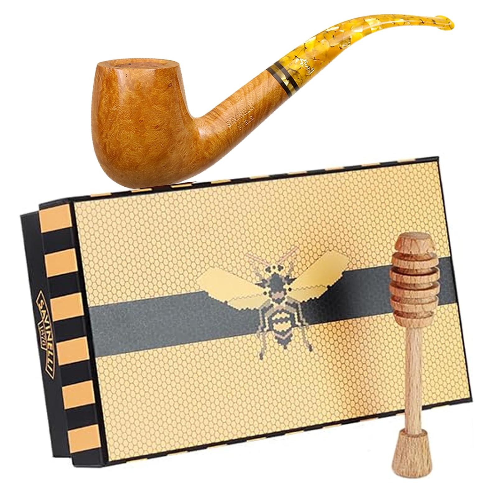 Pipa de Madera Savinelli Miele 606 KS Hecha a Mano Italia