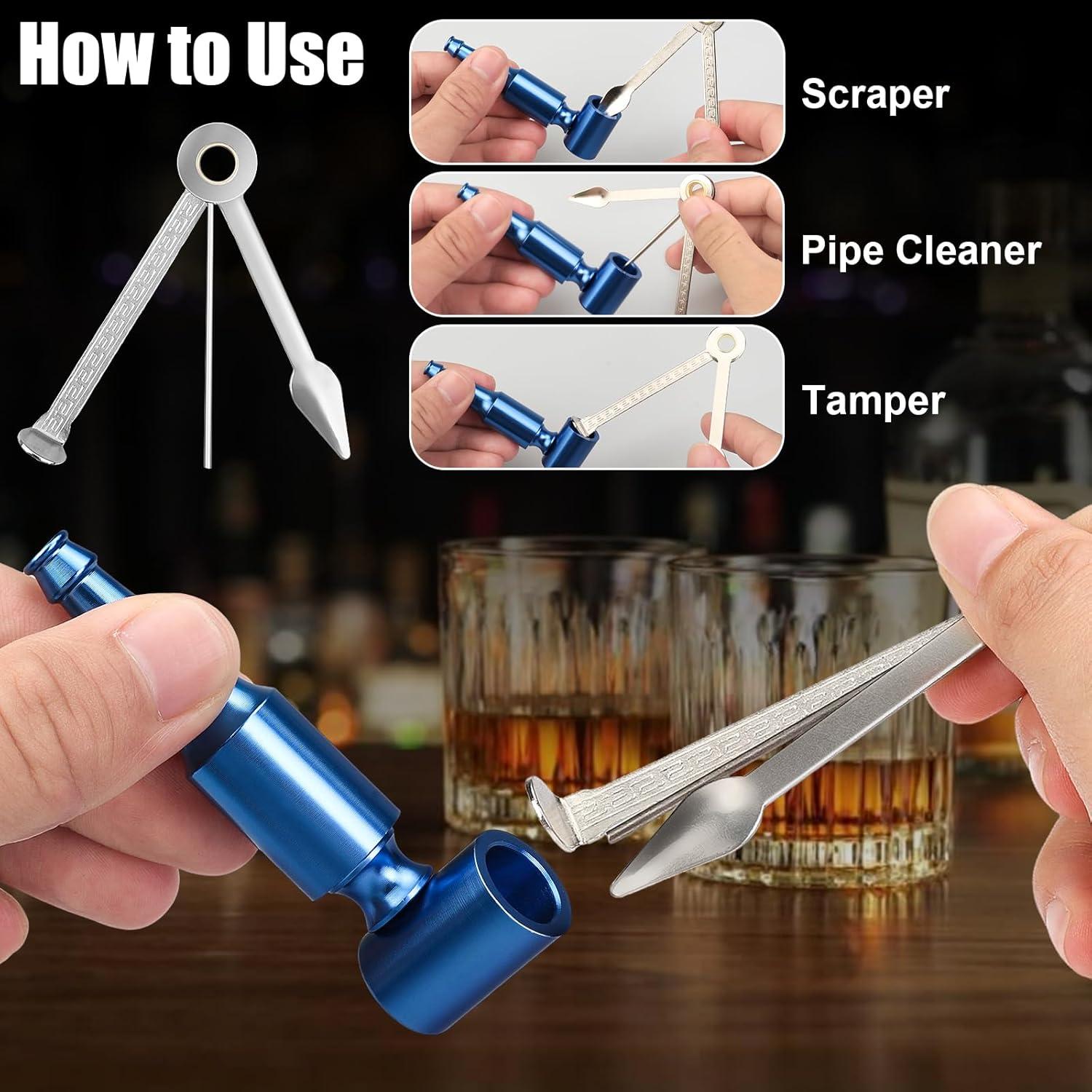 Juego de raspadores de tuberías FOWSRHRG en forma de botella