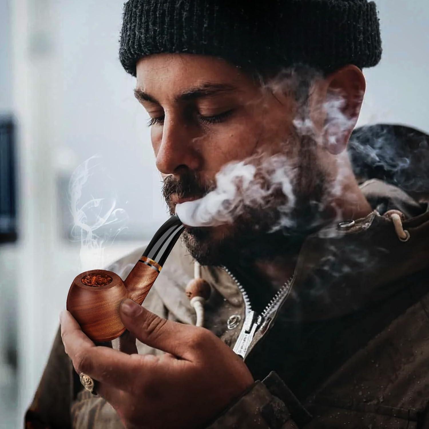 Juego de Pipas de Tabaco Scotte Hecho a Mano con Accesorios