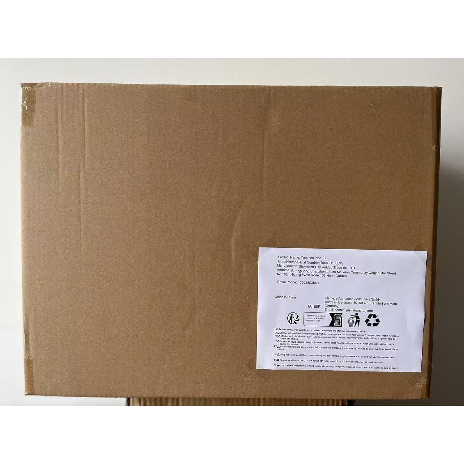 Juego de Pipas de Tabaco Scotte Hecho a Mano con Accesorios