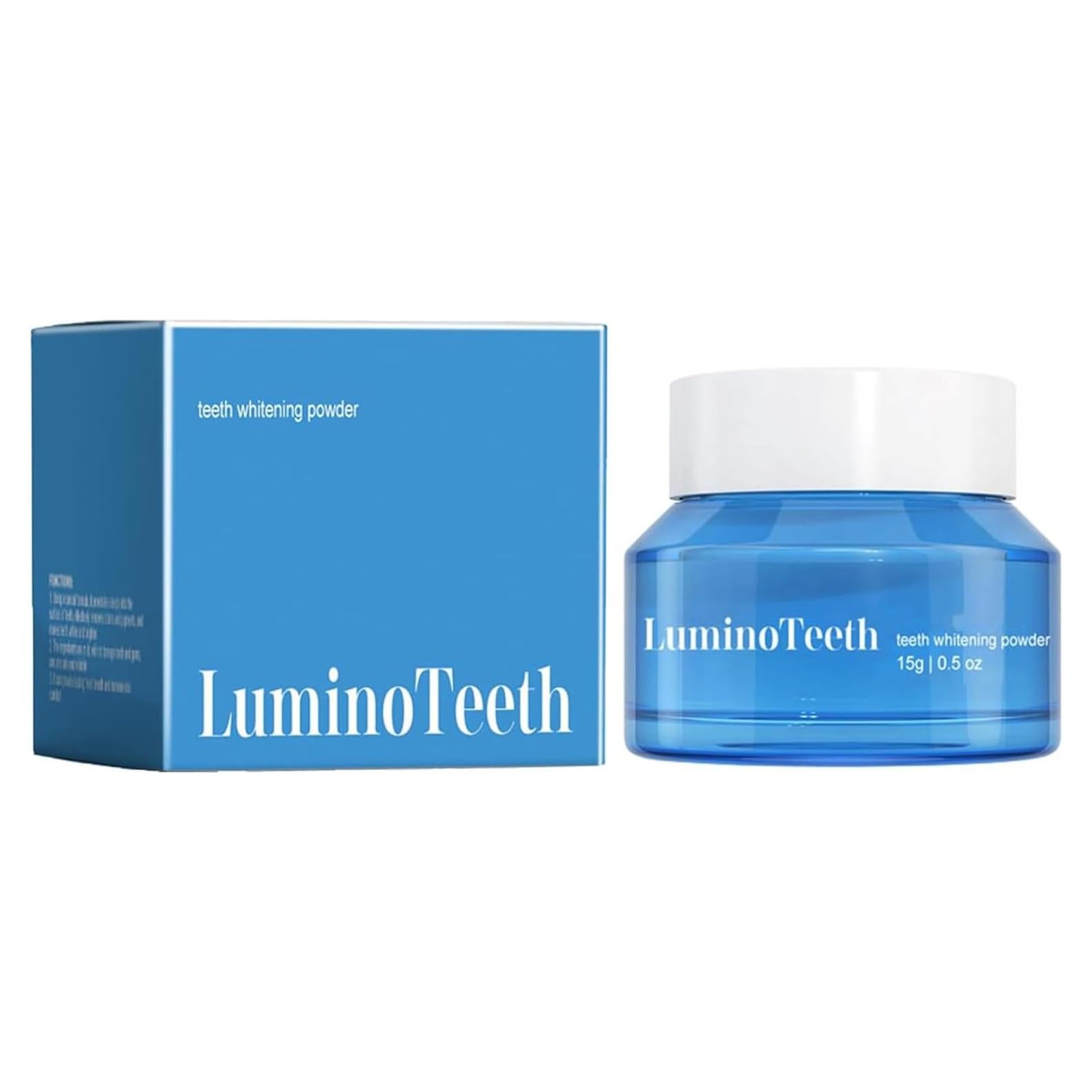 Polvo Blanqueador de Dientes Lumino Teeth™ Natural 81g