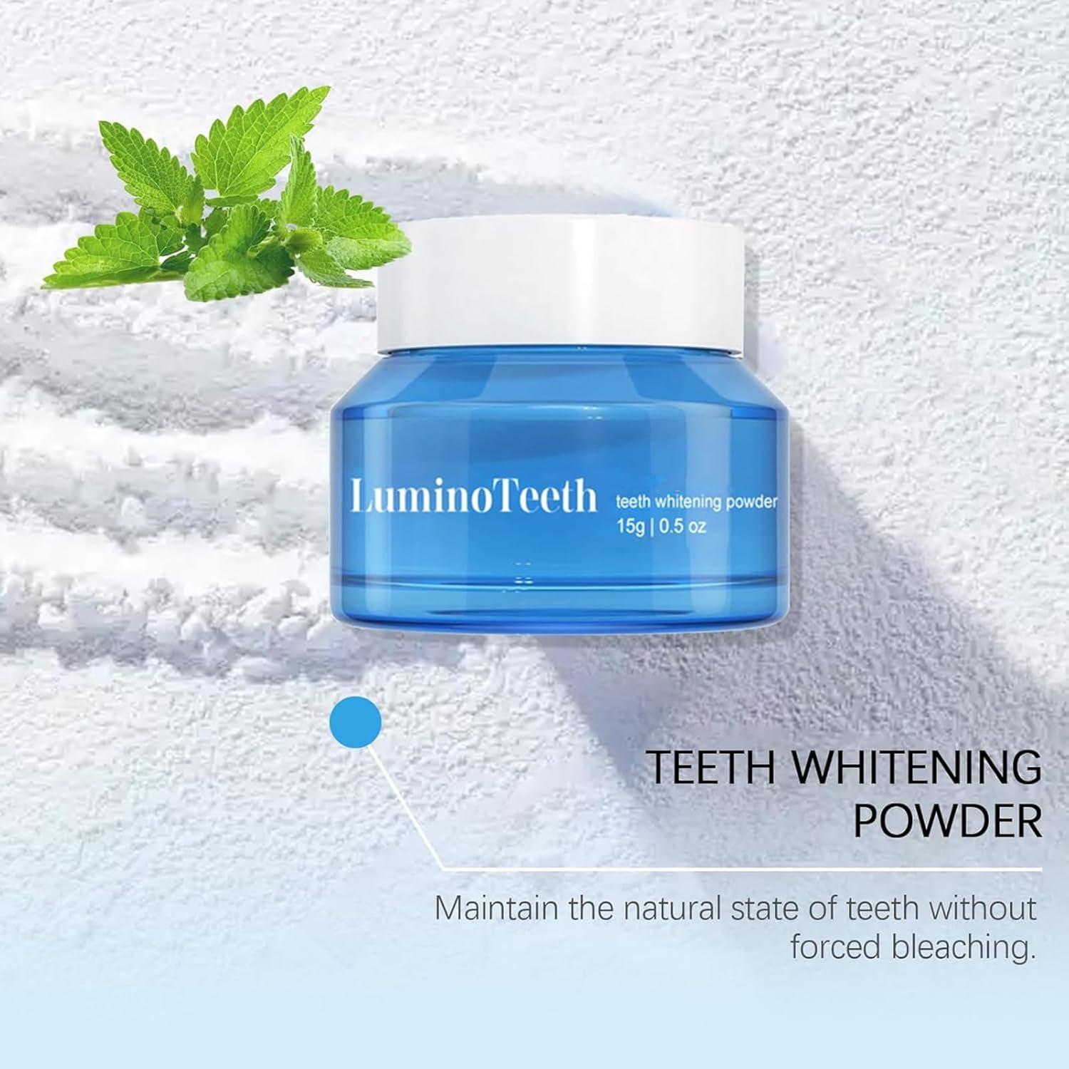 Polvo Blanqueador de Dientes Lumino Teeth™ Natural 81g