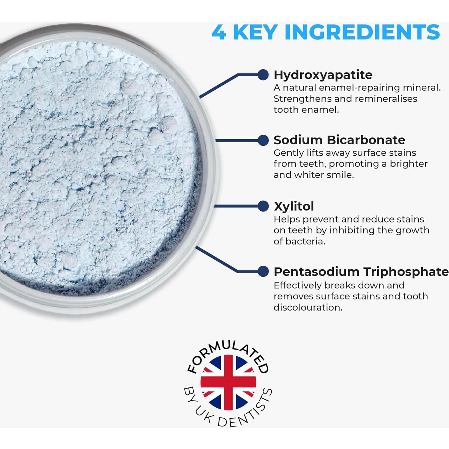 Polvo Blanqueador de Dientes BetterWhite 30g - Fórmula No Sensible